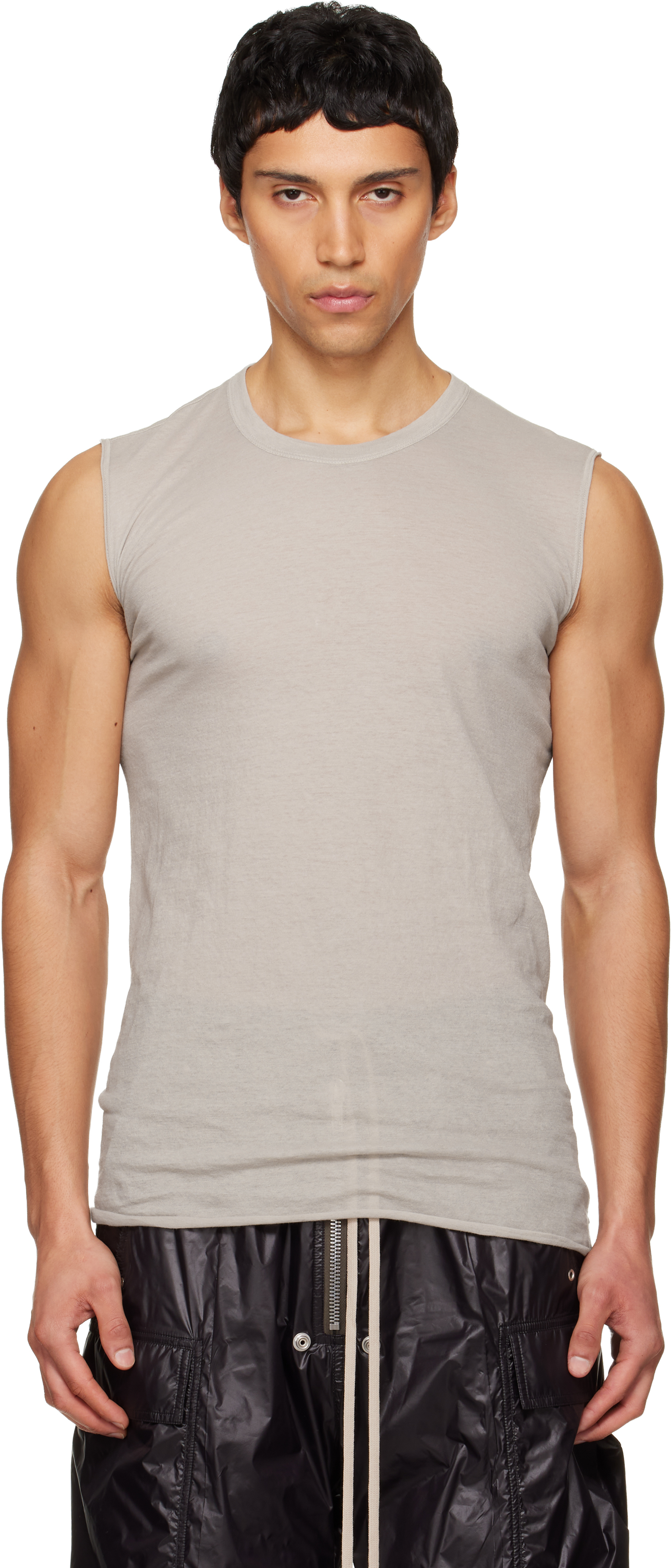 Rick Owens: Off-White Temple Basic SL Tank Top | SSENSE