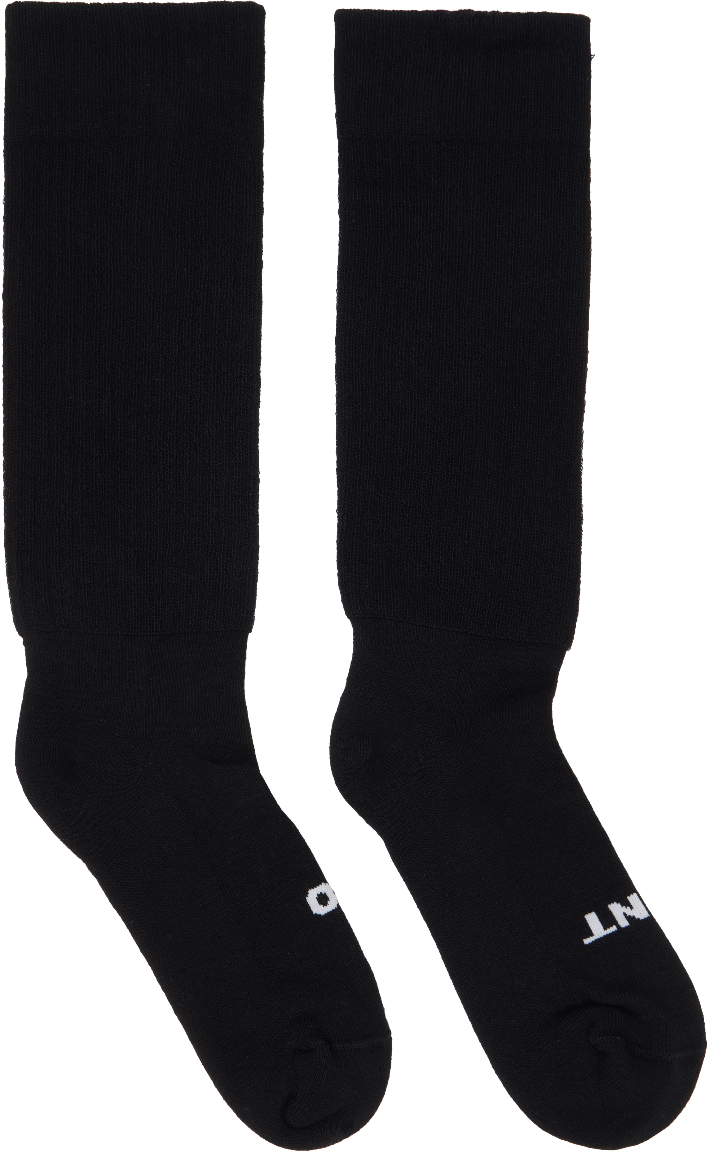 リックオウエンス ソックス 新品未使用 ブラック 2025 2026 rick-owens-black-temple-so-