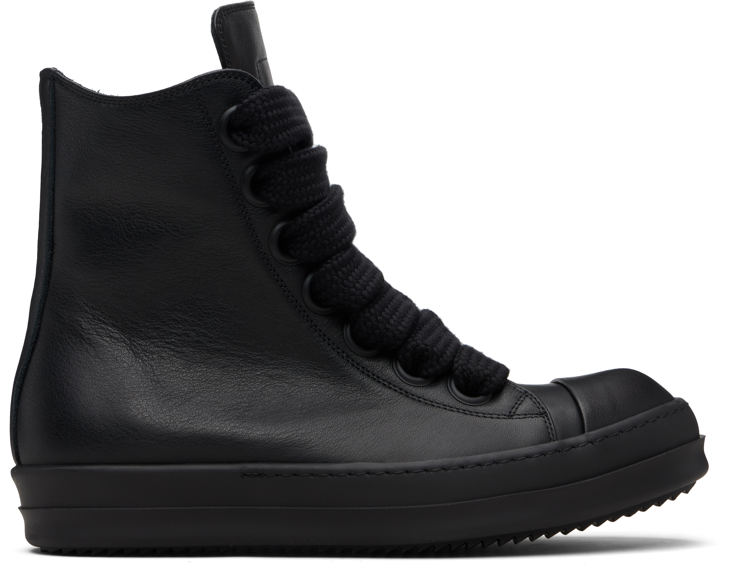 Rick Owens: ブラック Temple Jumbolace Sneaks スニーカー | SSENSE 日本