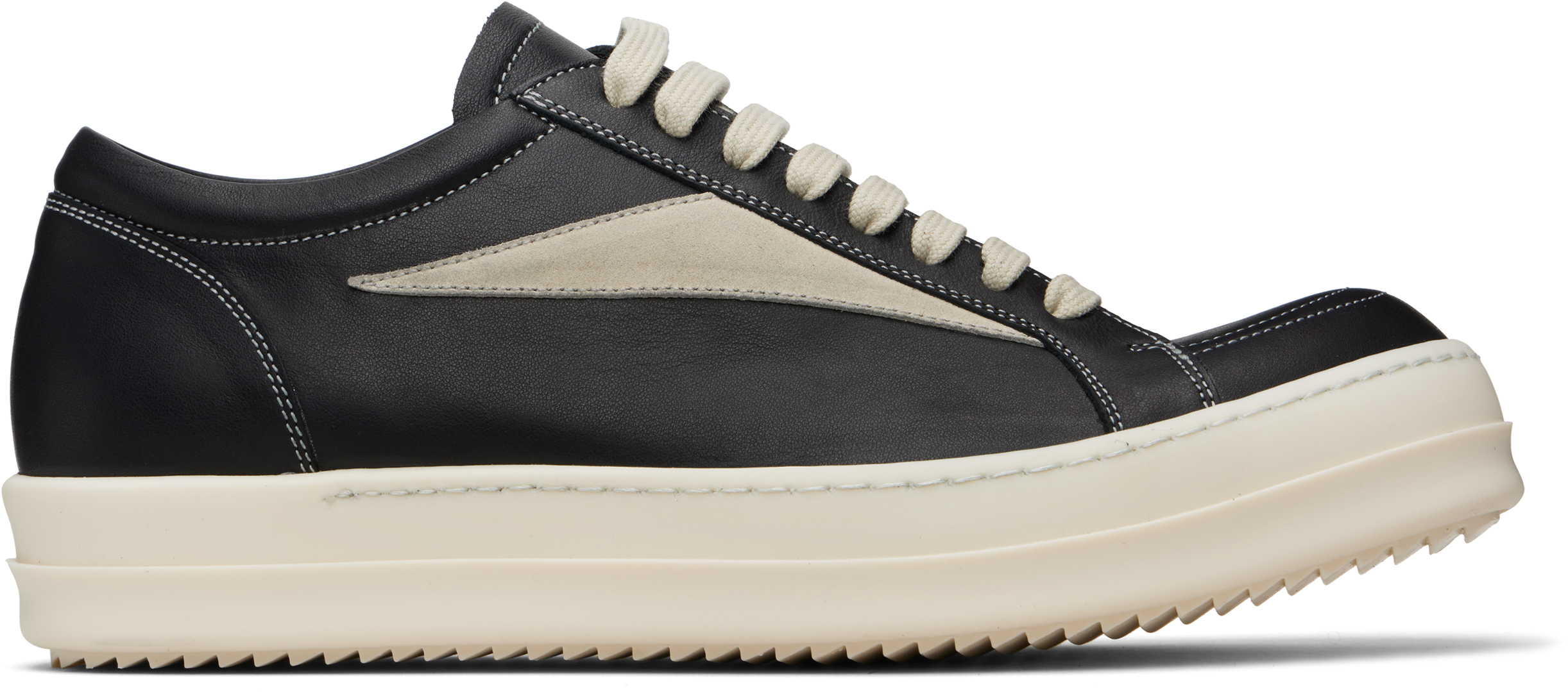 Rick Owens: Black Temple Vintage Sneaks Sneakers | SSENSE