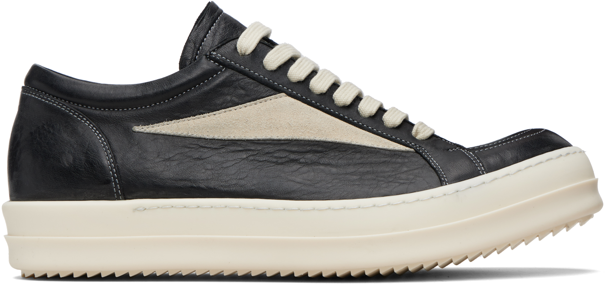 Rick Owens: ブラック Temple Vintage Sneaks スニーカー | SSENSE 日本