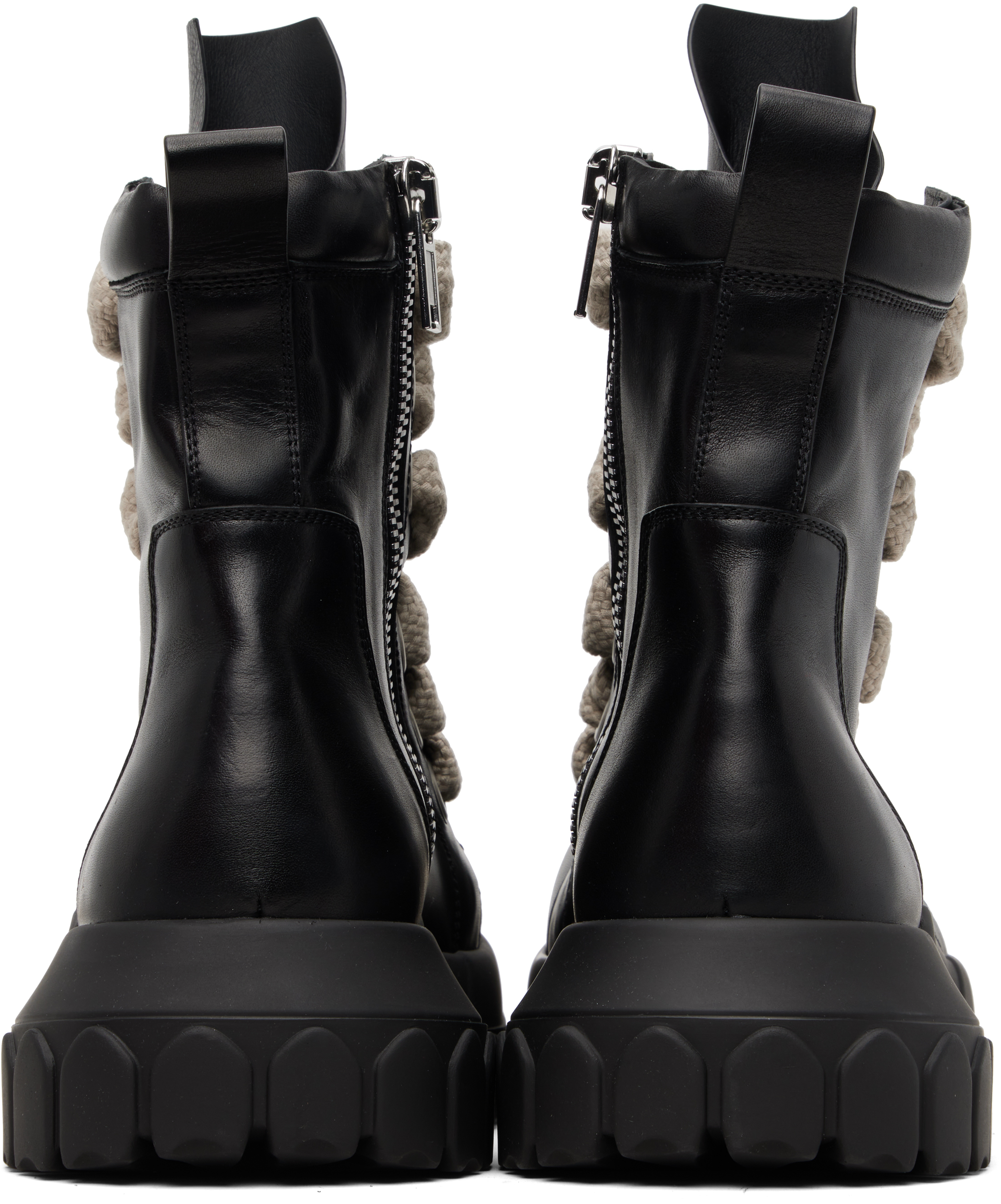 Temple Jumbolace Army Bozo Tractor Boot | 릭오웬스 | FETCHING