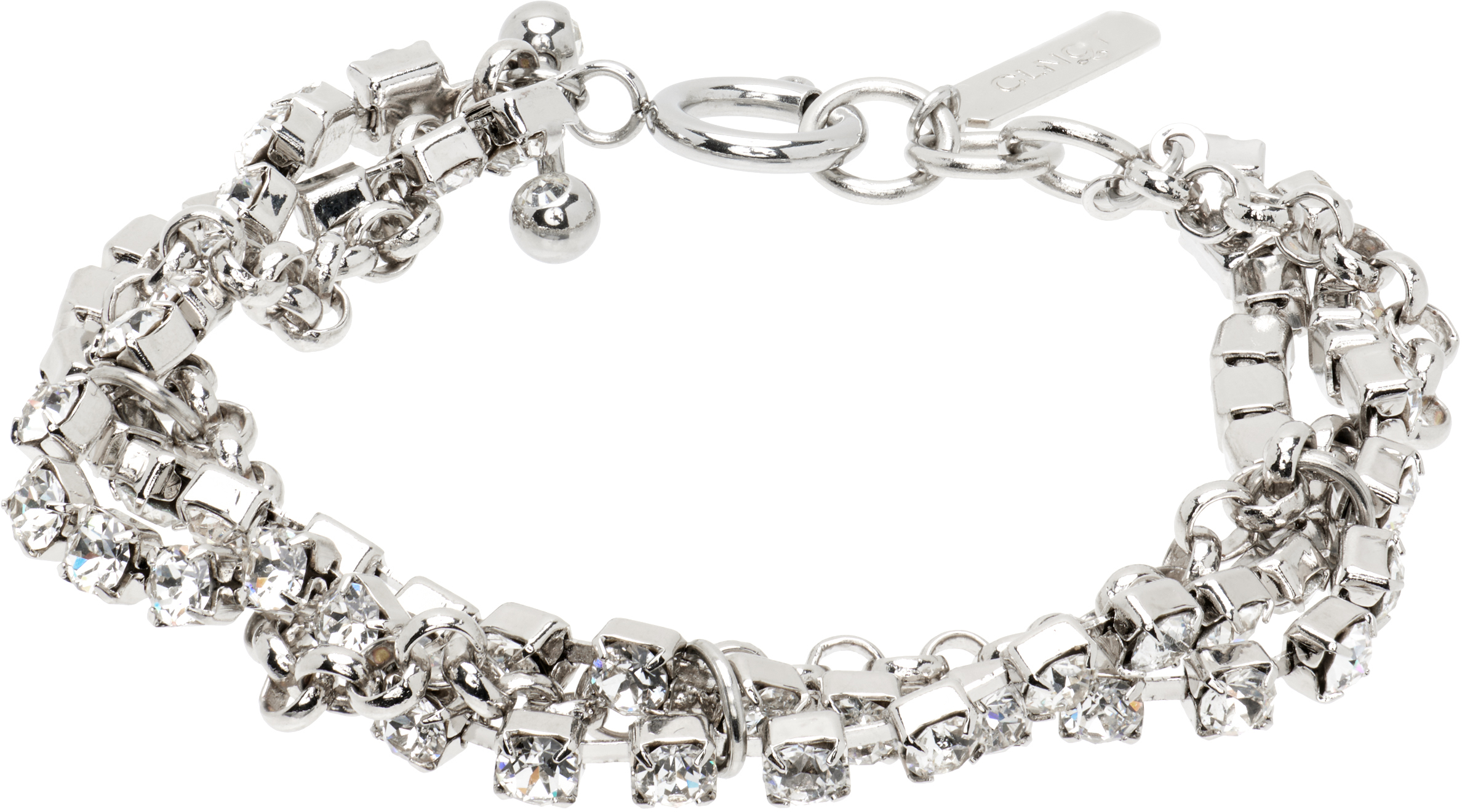 Liv Crystal Bracelet by Justine Clenquet on Sale