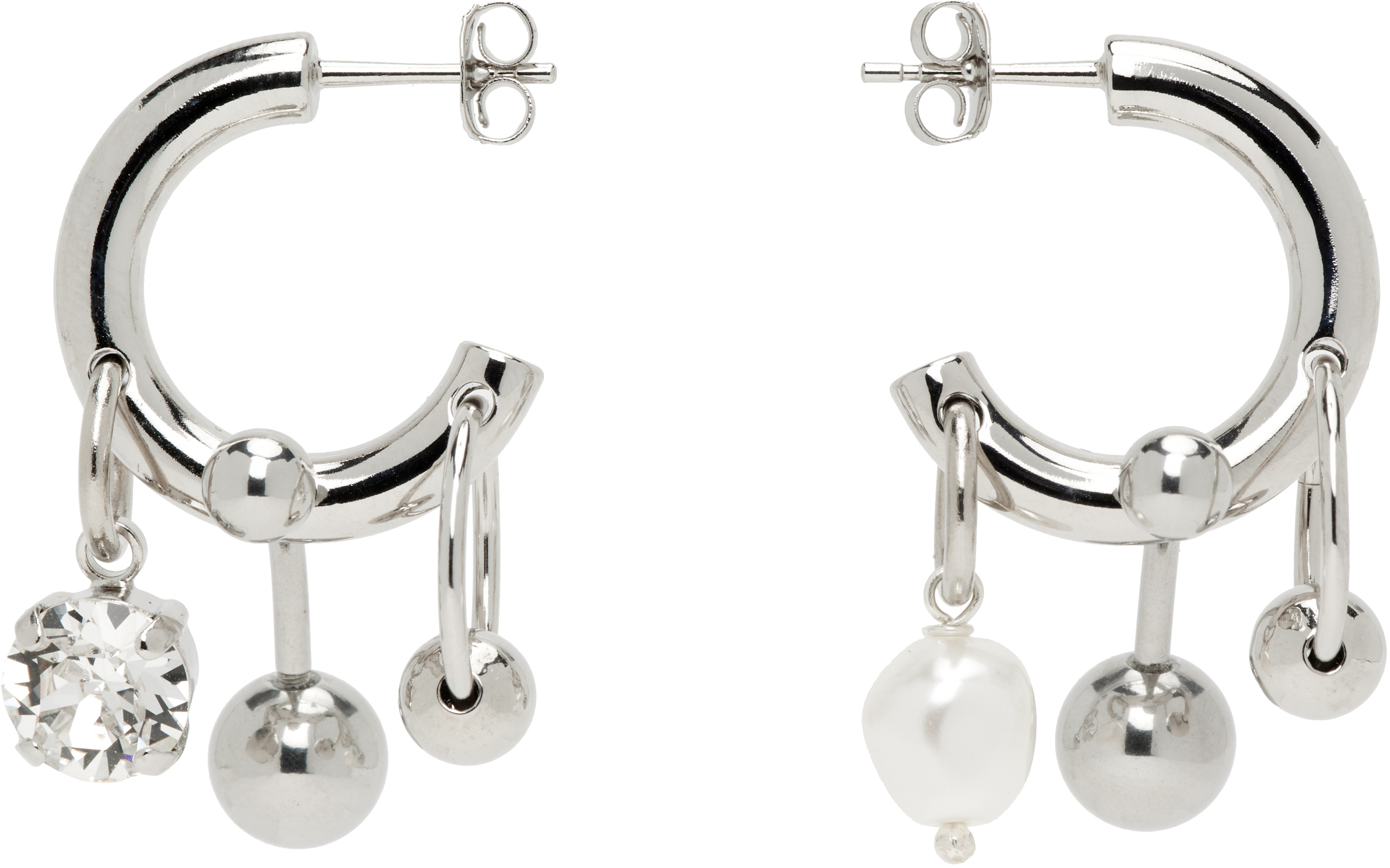 Justine Clenquet: SSENSE限定 Andrew Crystal ピアス | SSENSE 日本