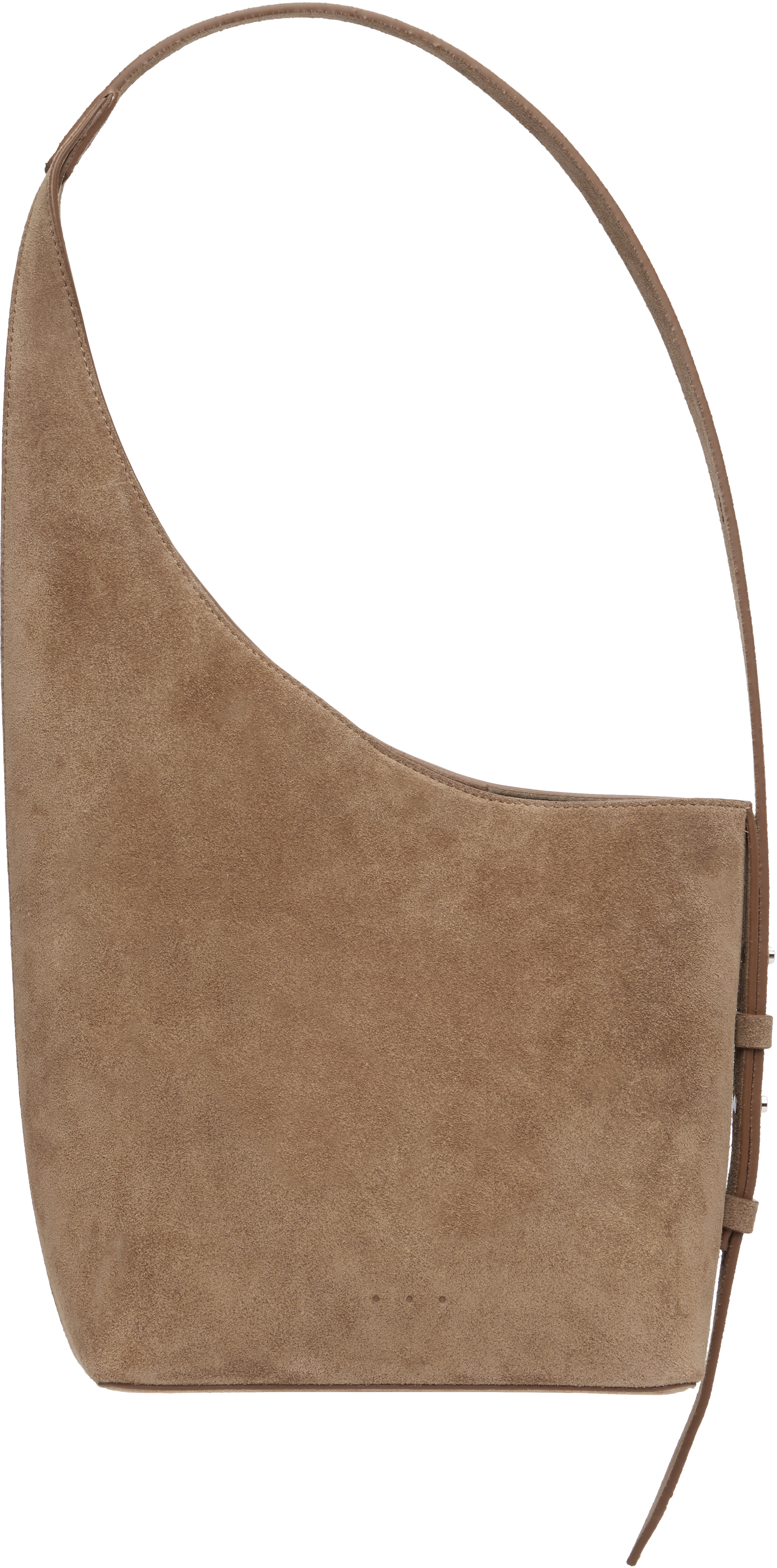 Taupe Demi Lune Bag by Aesther Ekme on Sale