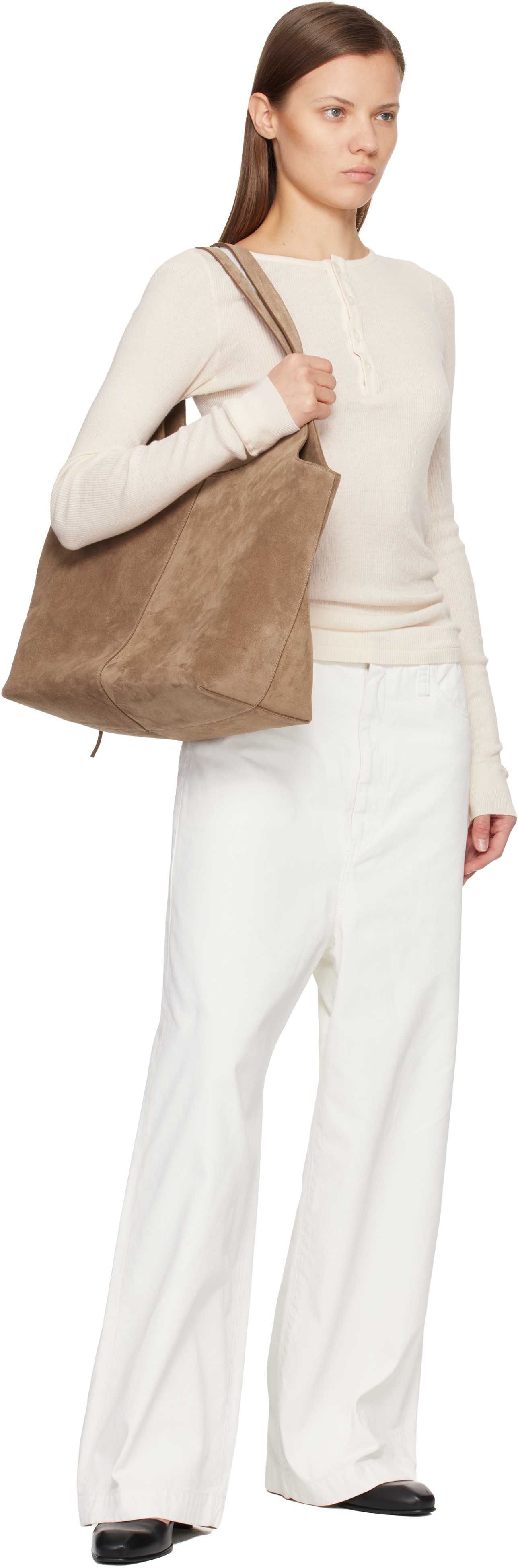 Aesther Ekme Tan Cabas Supple Xl Tote In Brown