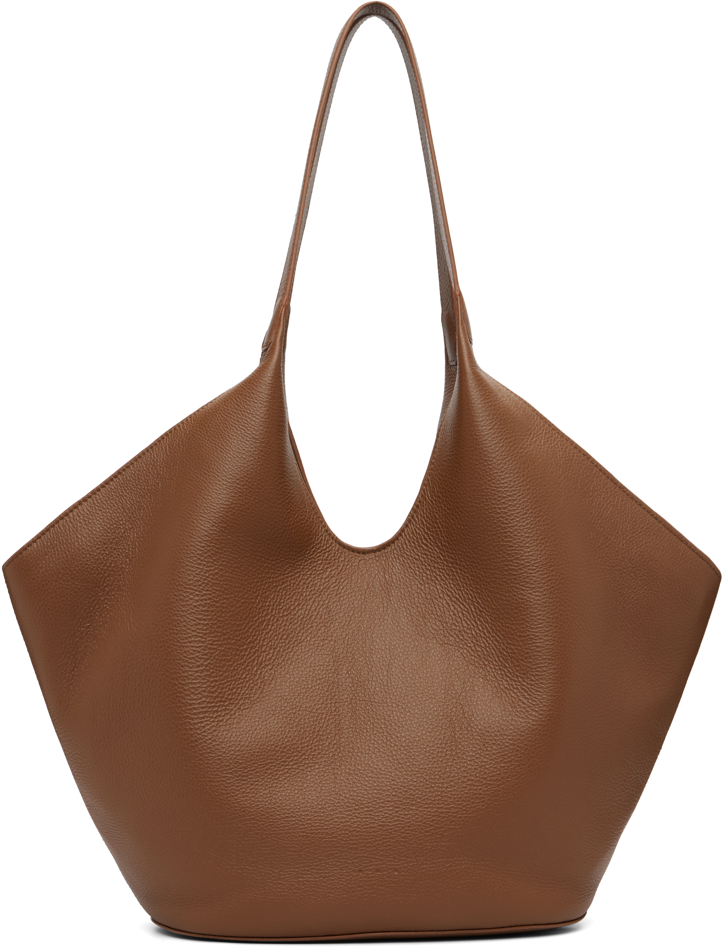 Aesther Ekme Brown Calfskin Tote In Brown