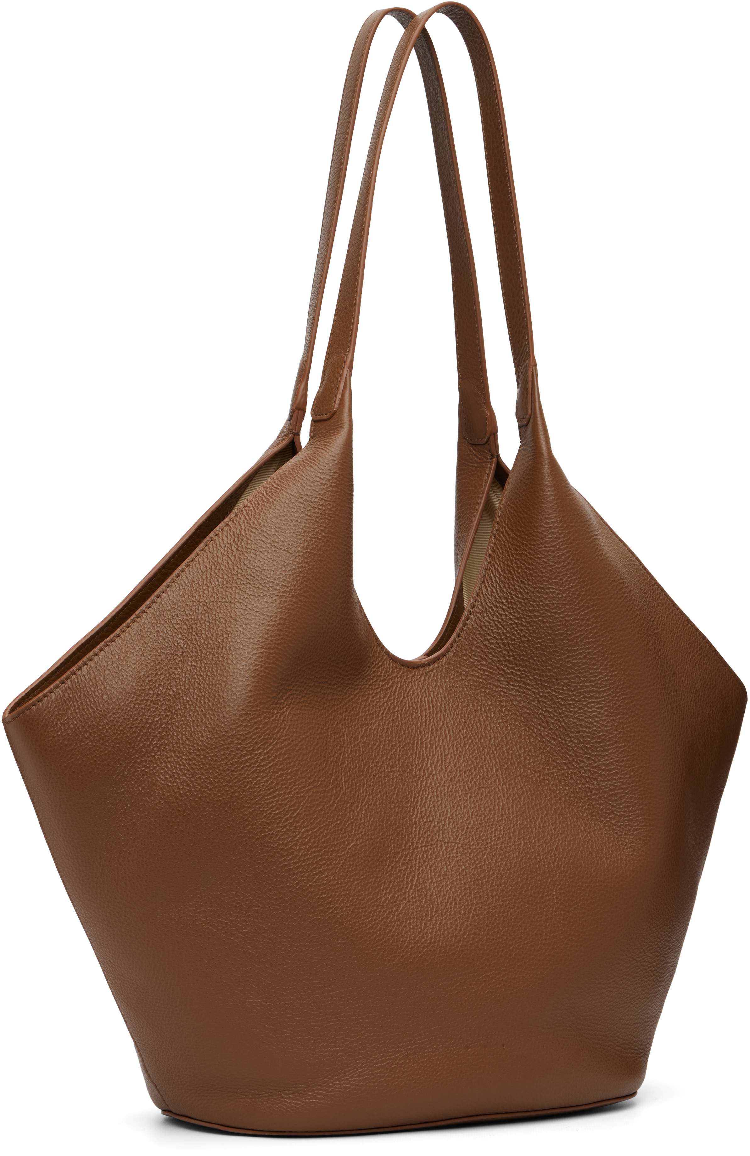 Aesther Ekme Brown Calfskin Tote In Brown