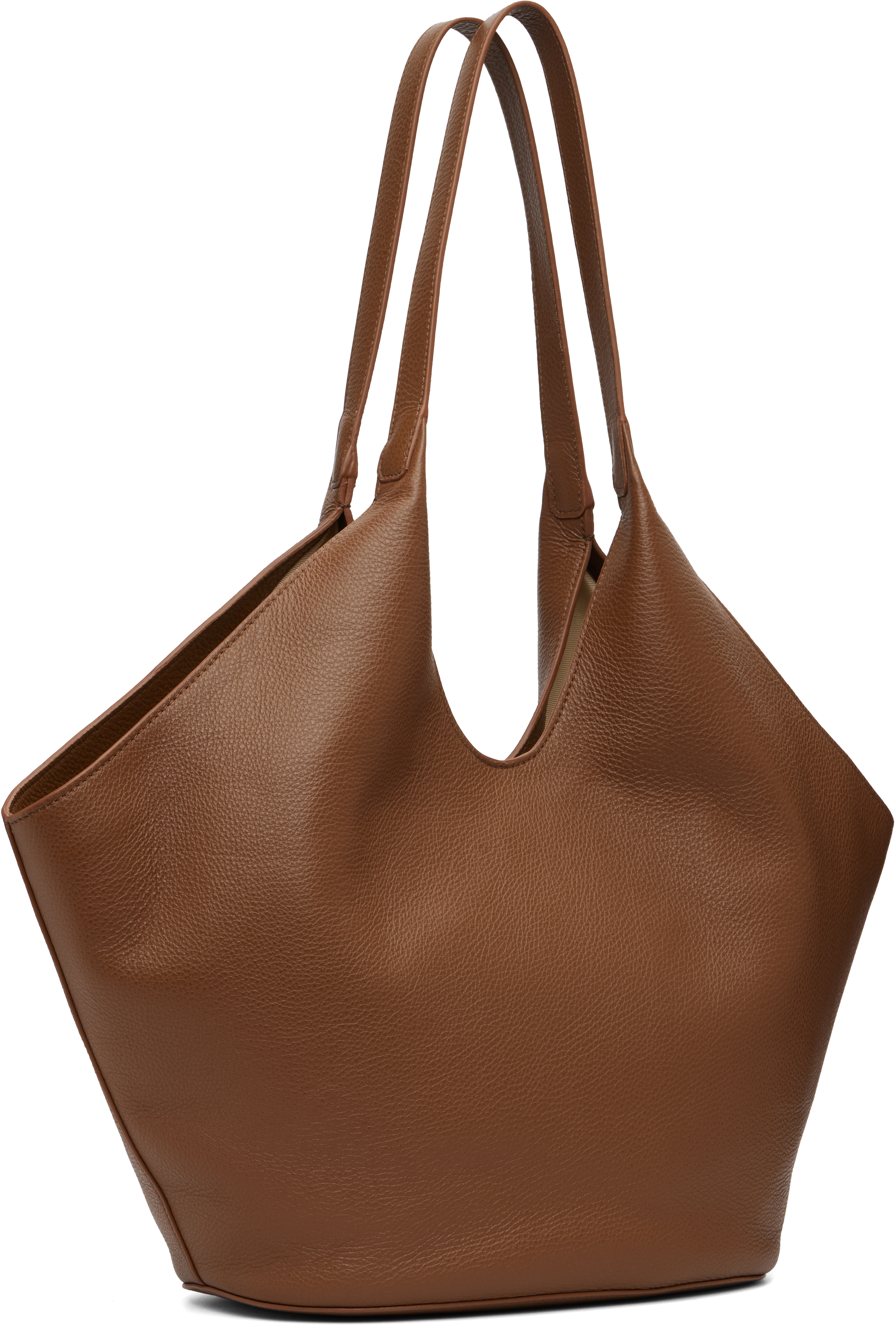 Aesther Ekme Brown Calfskin Tote In Brown