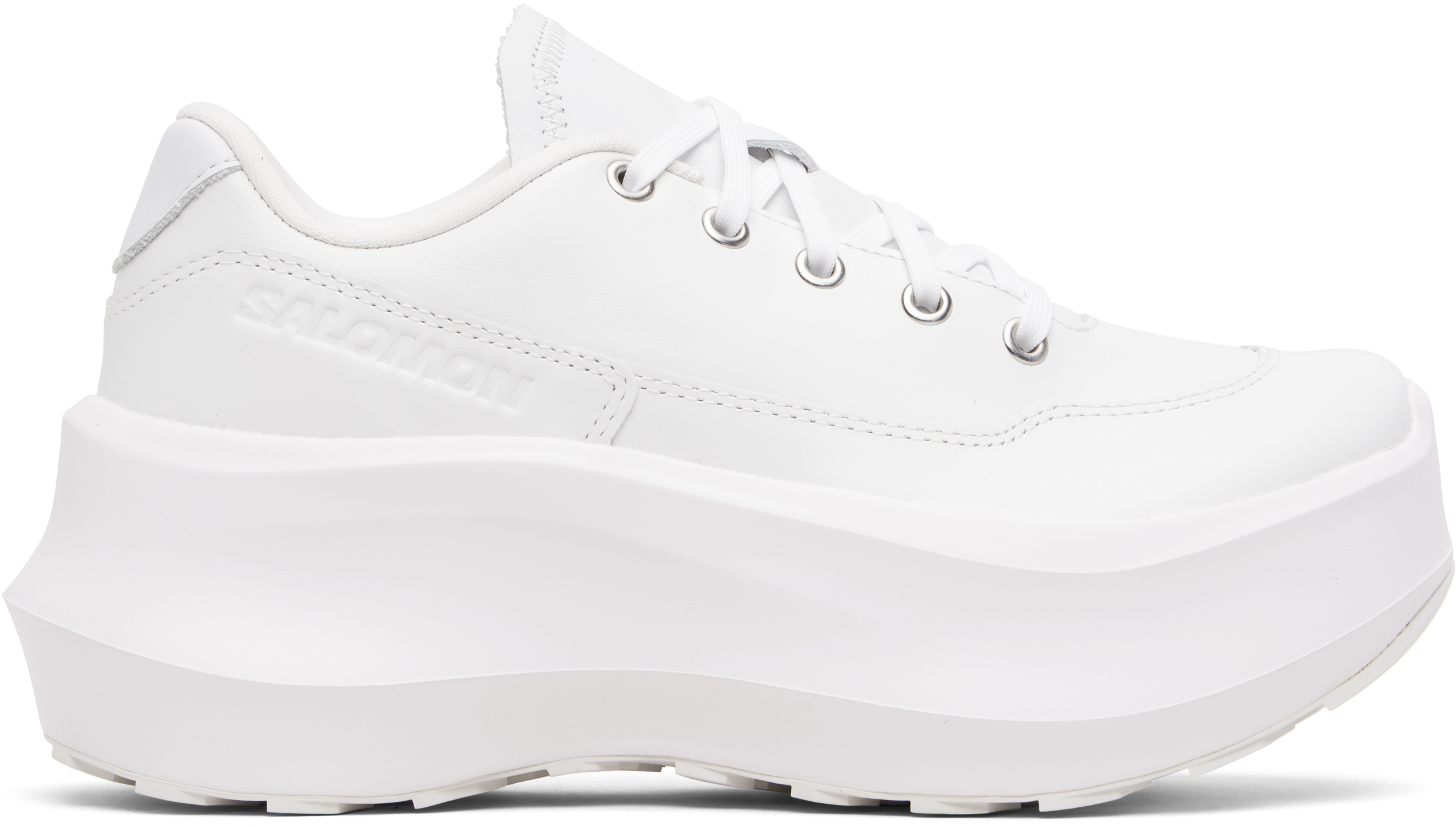 Comme des Garçons: ホワイト Salomonエディション SR811 Platform V2 