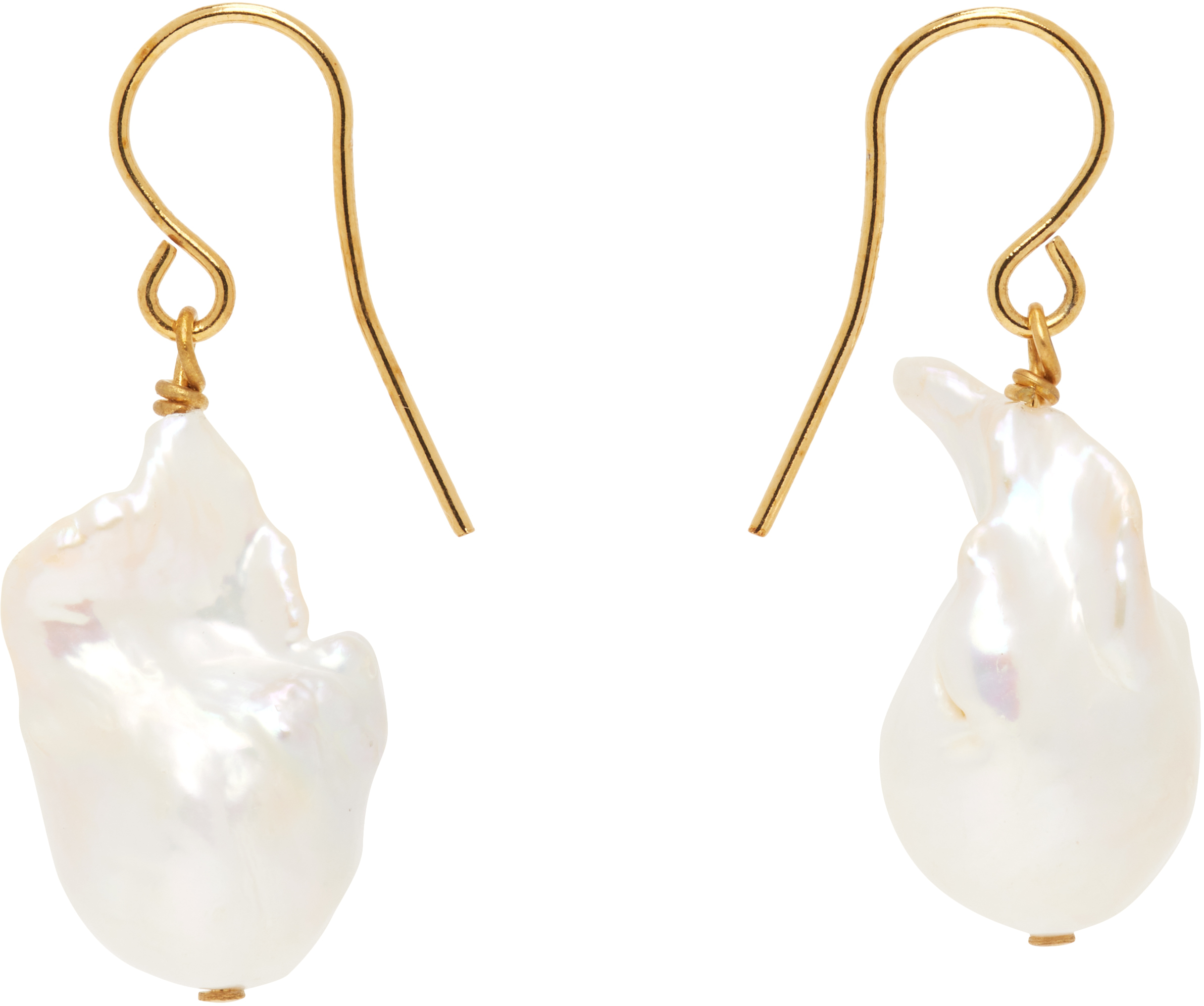 Jil Sander: Pearl Earrings | SSENSE