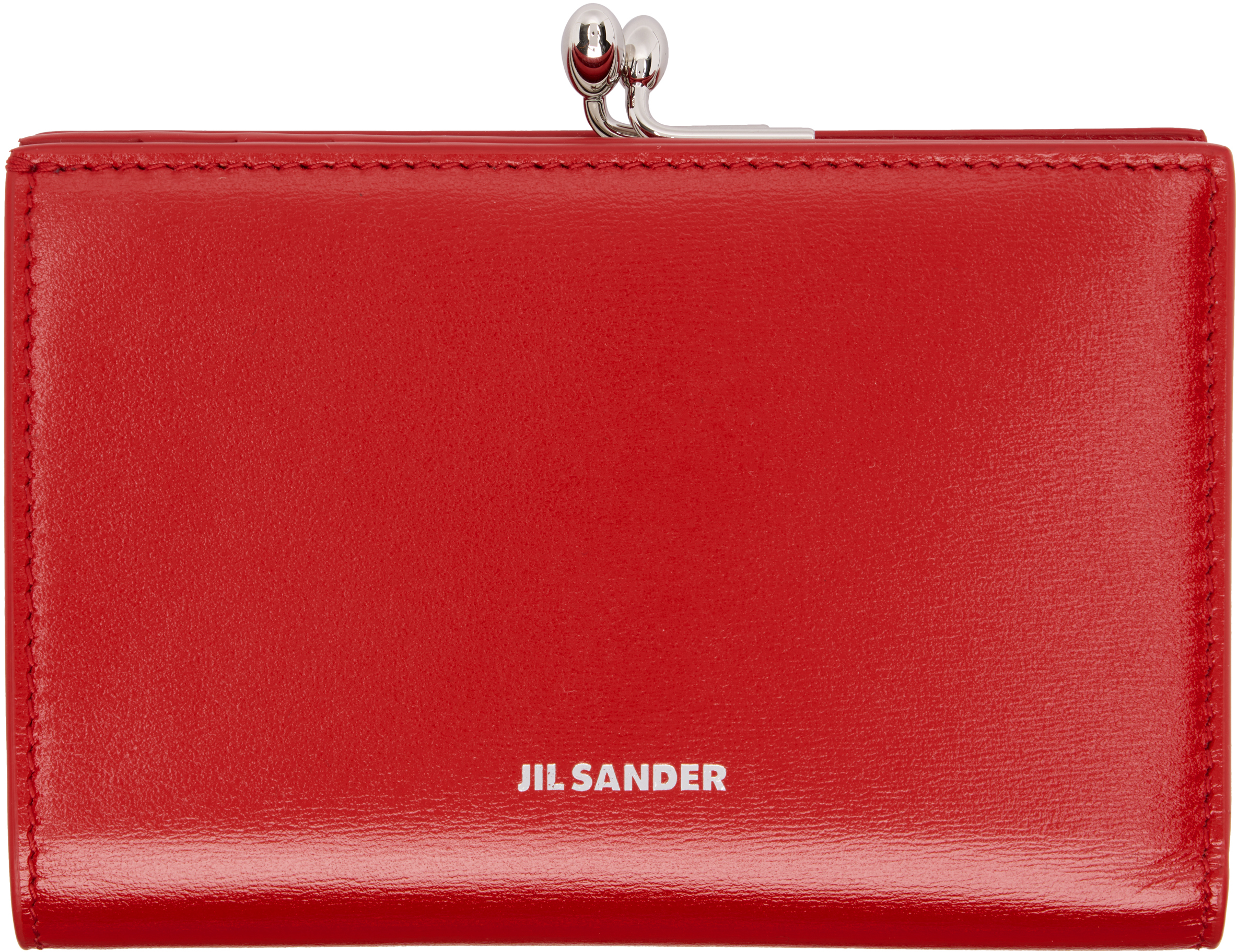 Jil Sander Red Goji Small Wallet