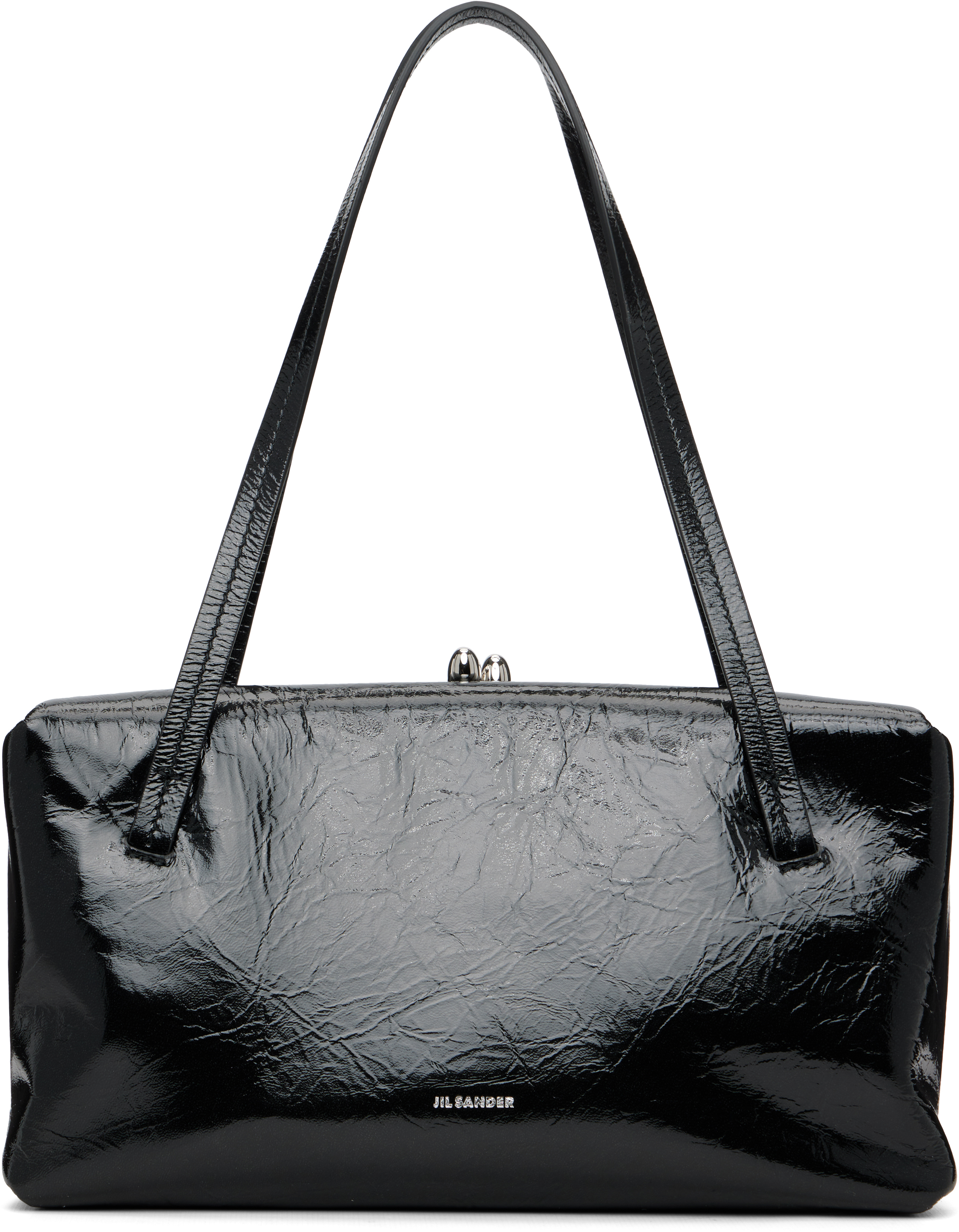 Jil Sander: ブラック スモール Goji ピローバッグ | SSENSE 日本