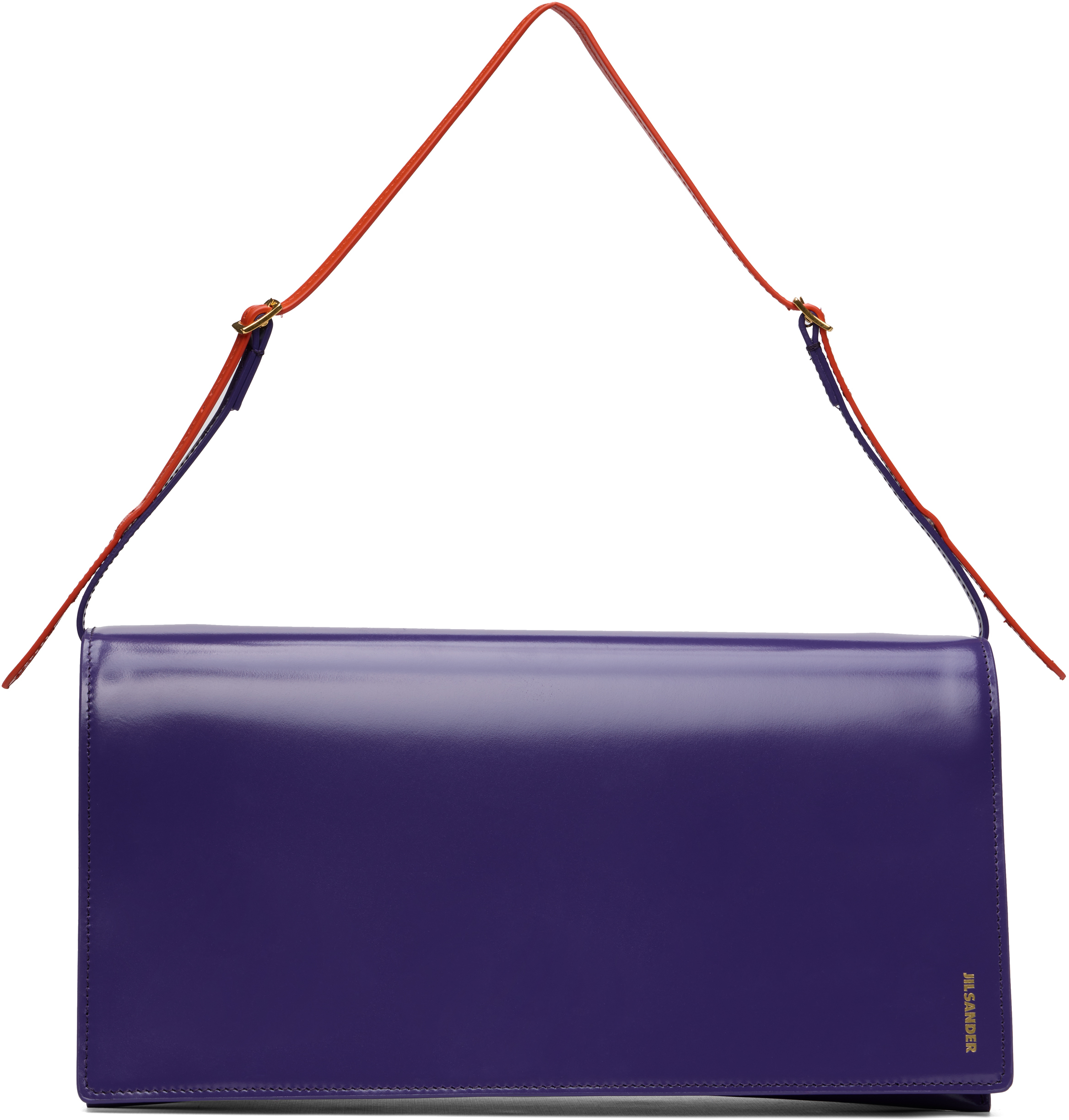 ゆししさん専用 Jil Sander: Purple File Medium Bag | SSENSE Canada