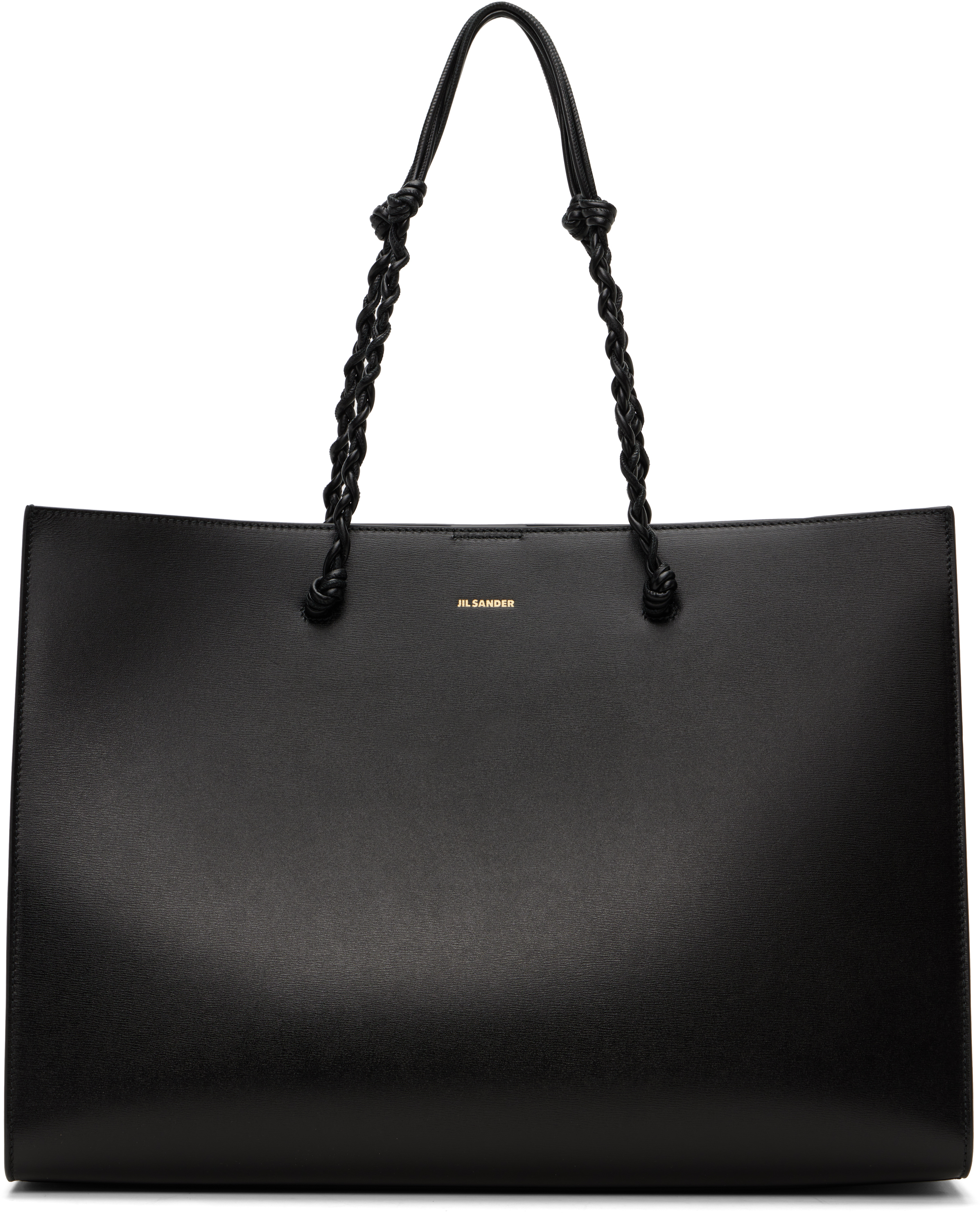 Jil Sander: Black Tangle Tote | SSENSE