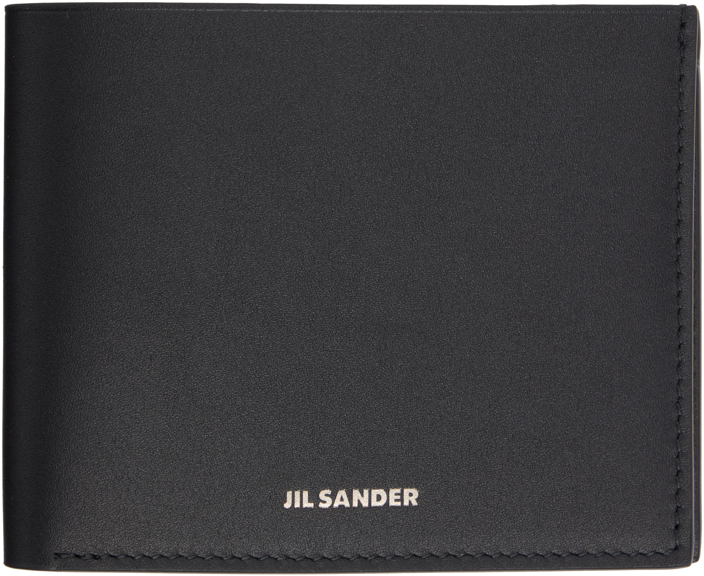 Jil Sander: Black Zip Pocket Wallet | SSENSE