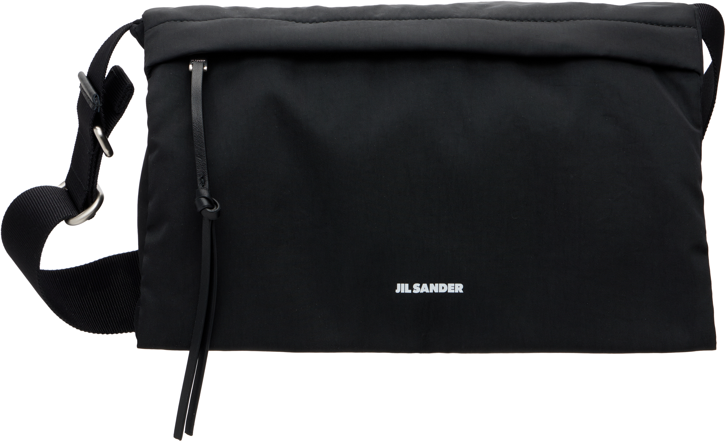 Jil Sander Black Soft Messenger Bag