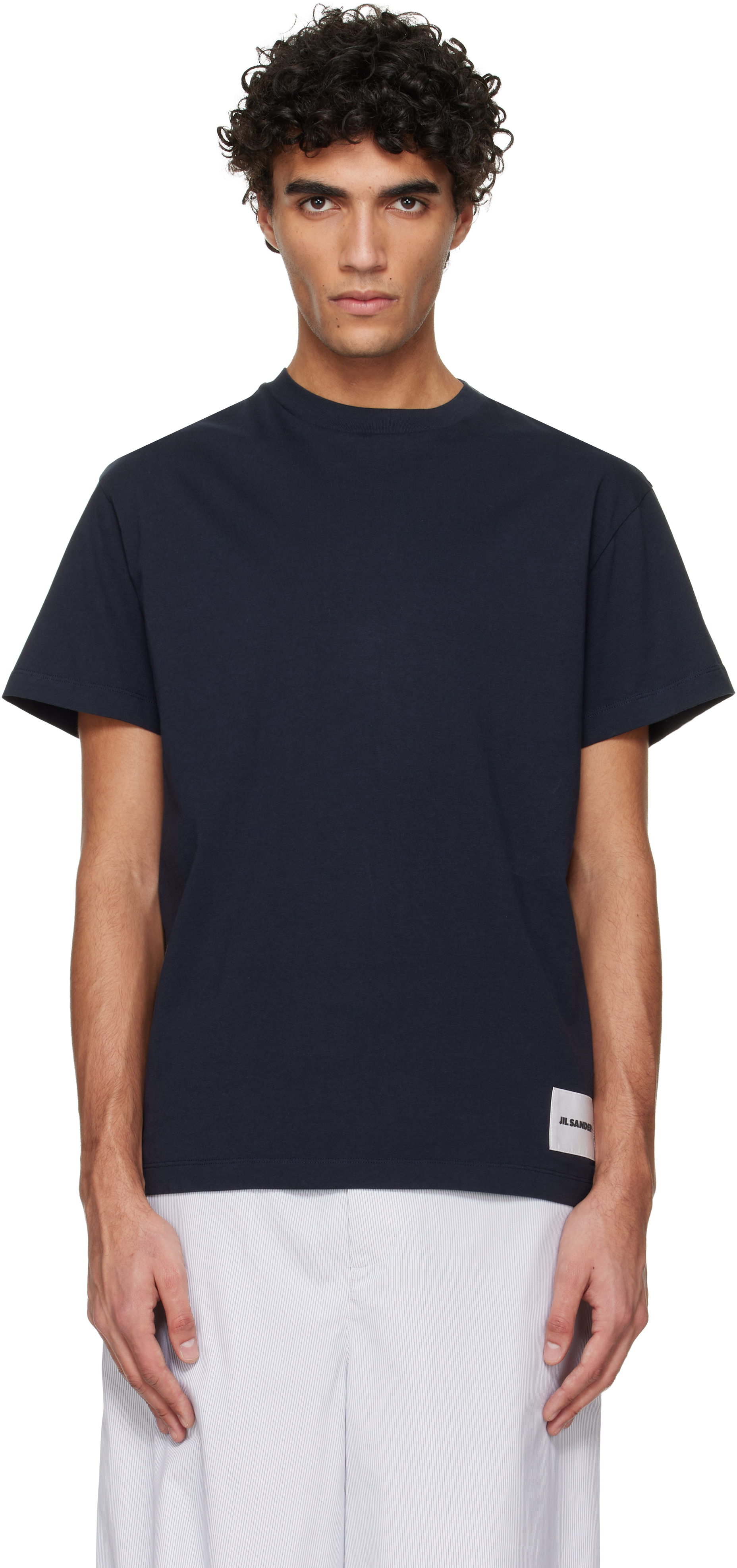 Jil Sander Three-Pack Multicolor Short-Sleeved T-shirts