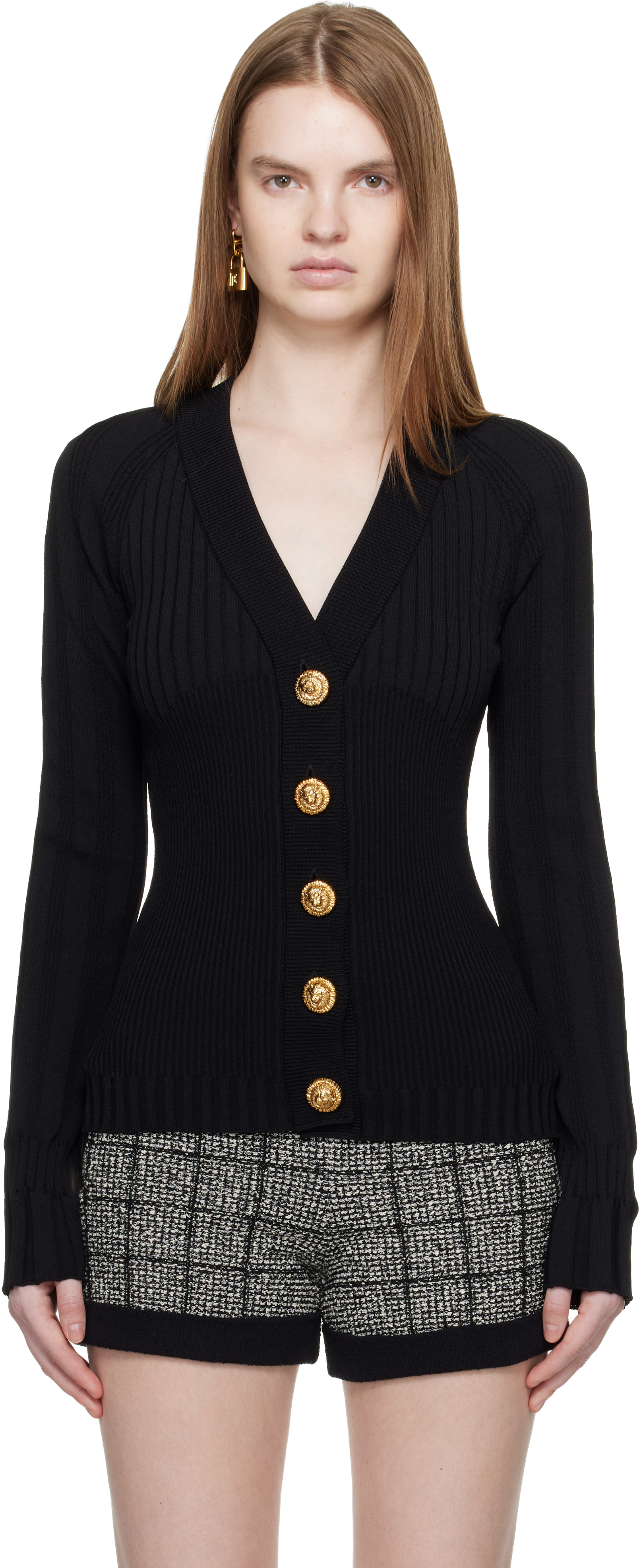Balmain  ウールニット　カーディガン ウールブレンドニットカーディガン - Balmain - ガールズ | Luisaviaroma