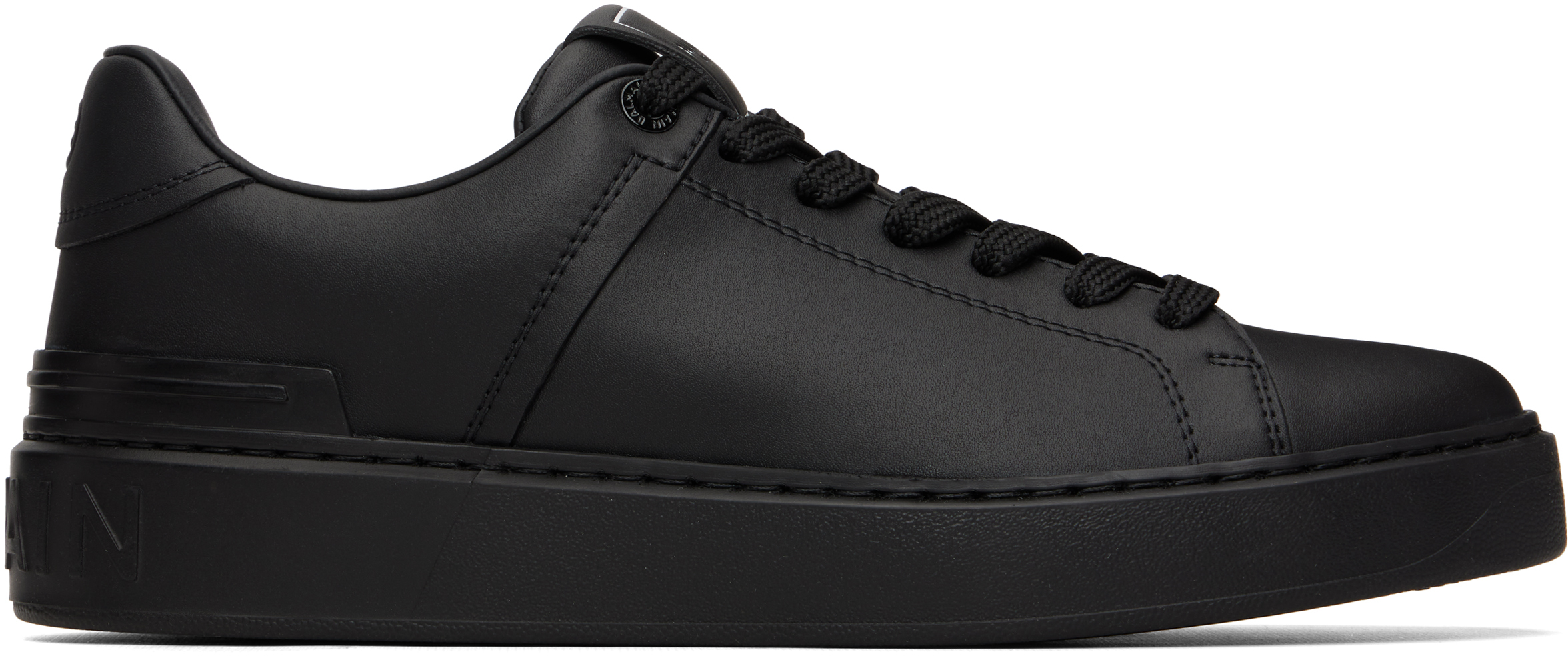 Balmain: ブラック B-Court スニーカー | SSENSE 日本