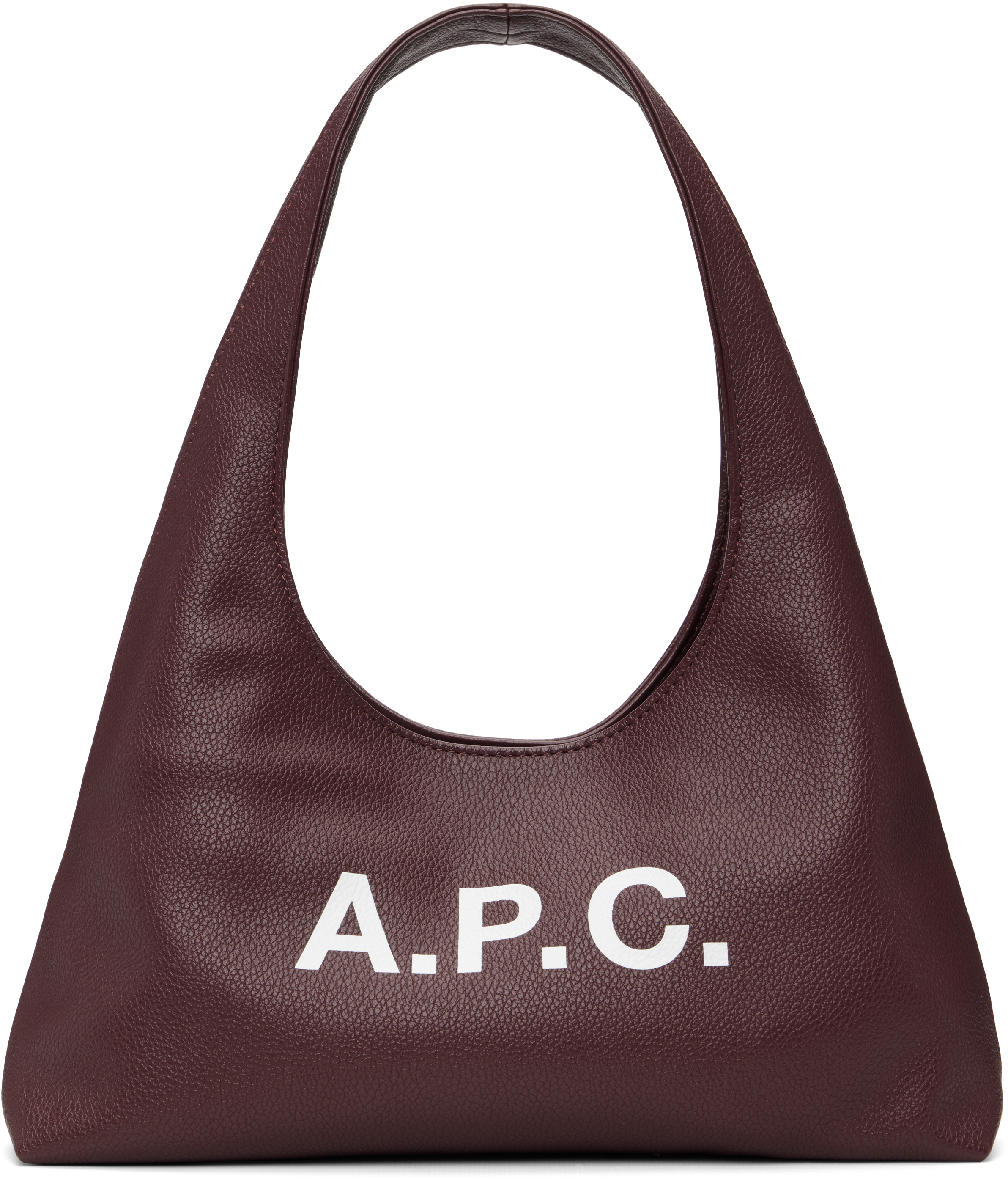 Burgundy Baby Ninon Shoulder Bag by A.P.C. on Sale