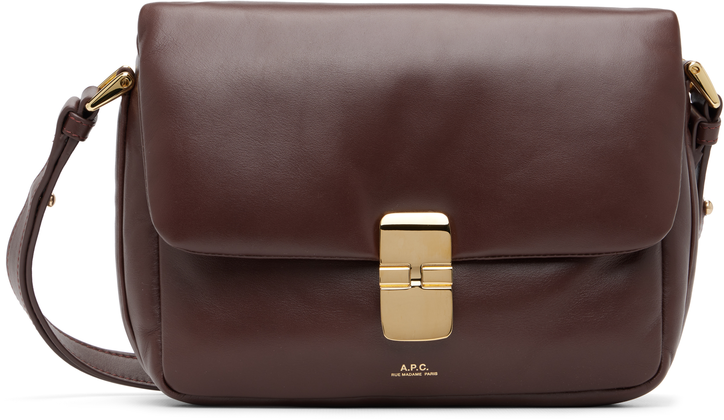 A.P.C. Burgundy Grace Soft Bag