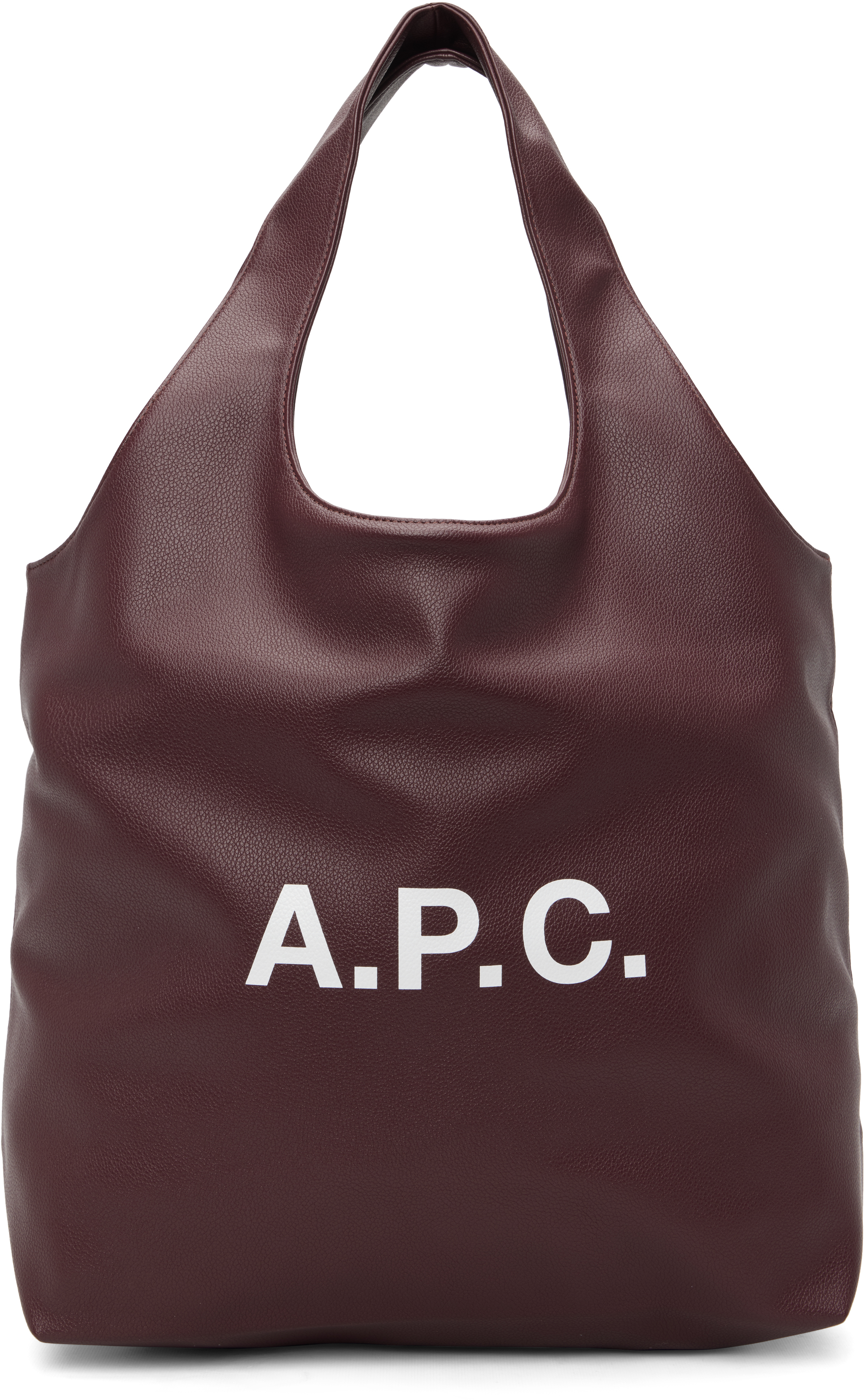A.P.C. Burgundy Ninon Tote