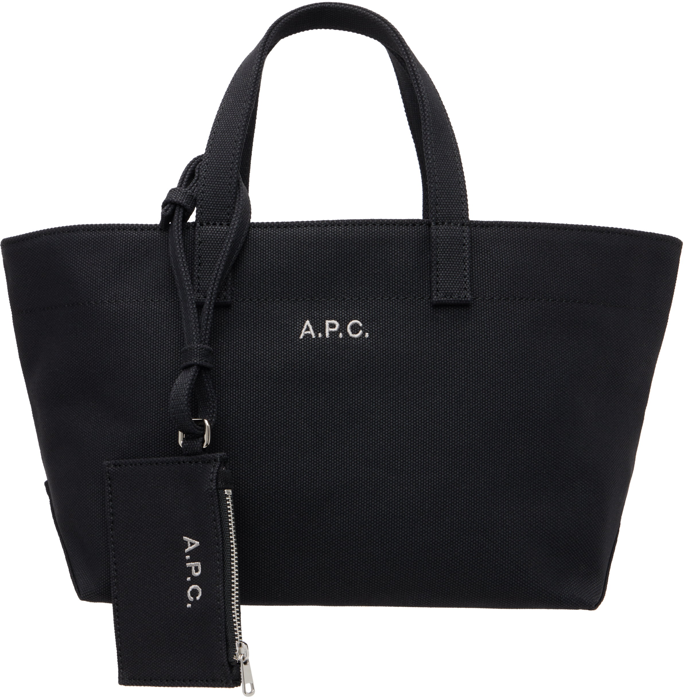 Black 'Le Drummer' Toile Small Tote
