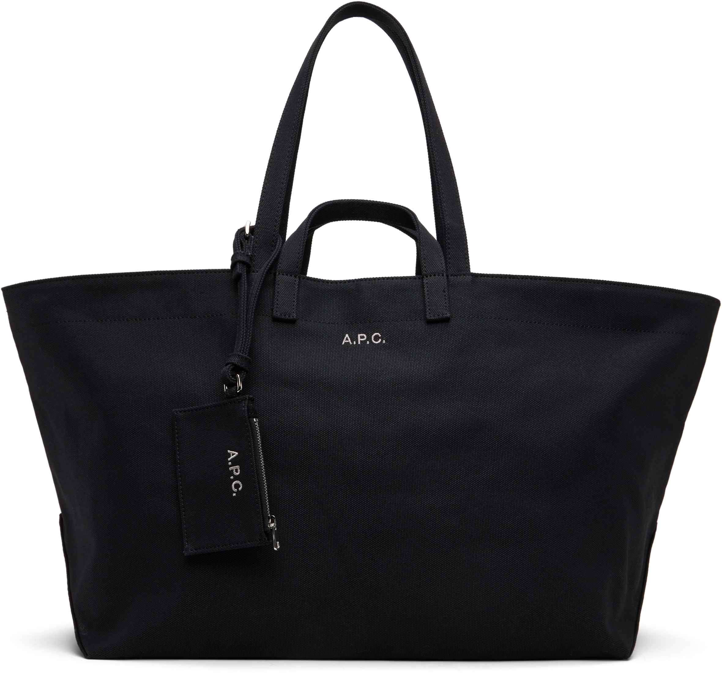Black 'Le Drummer' Toile Tote