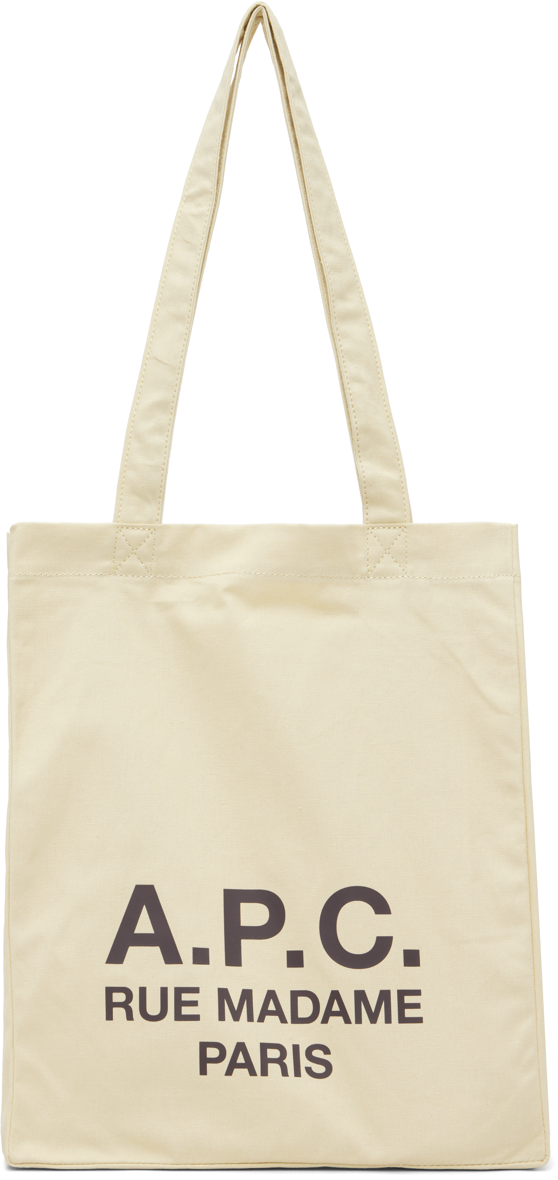 A.P.C.のオフホワイト Lou 'Rue Madame 2.0' トートバッグがセール中