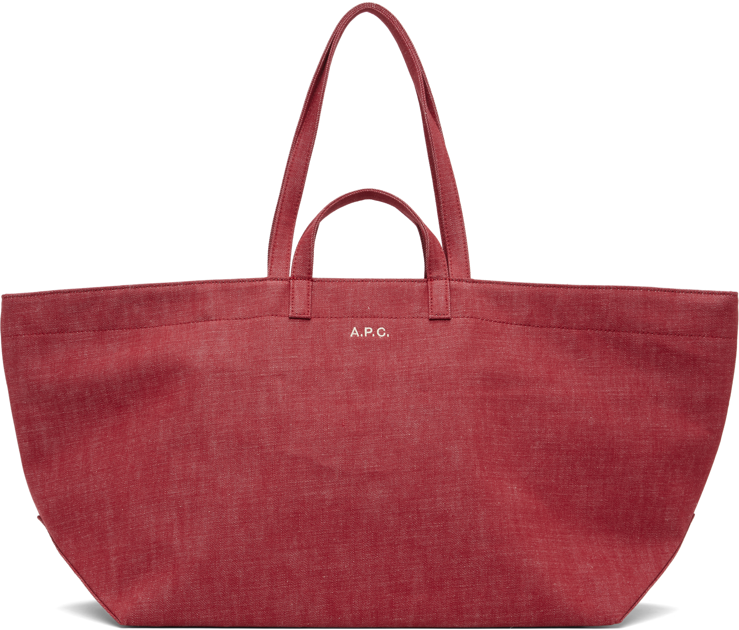 Red 'Le Drummer' Toile Tote