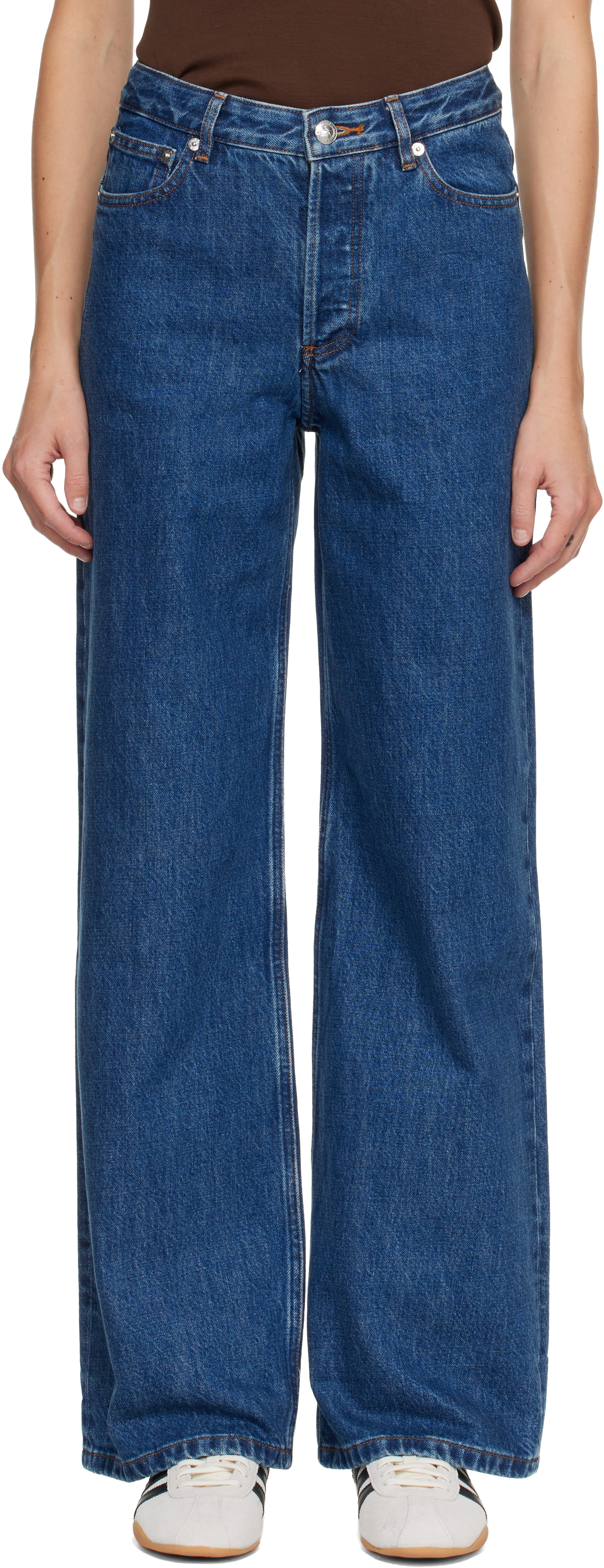 A.P.C.: インディゴ Elisabeth ジーンズ | SSENSE 日本