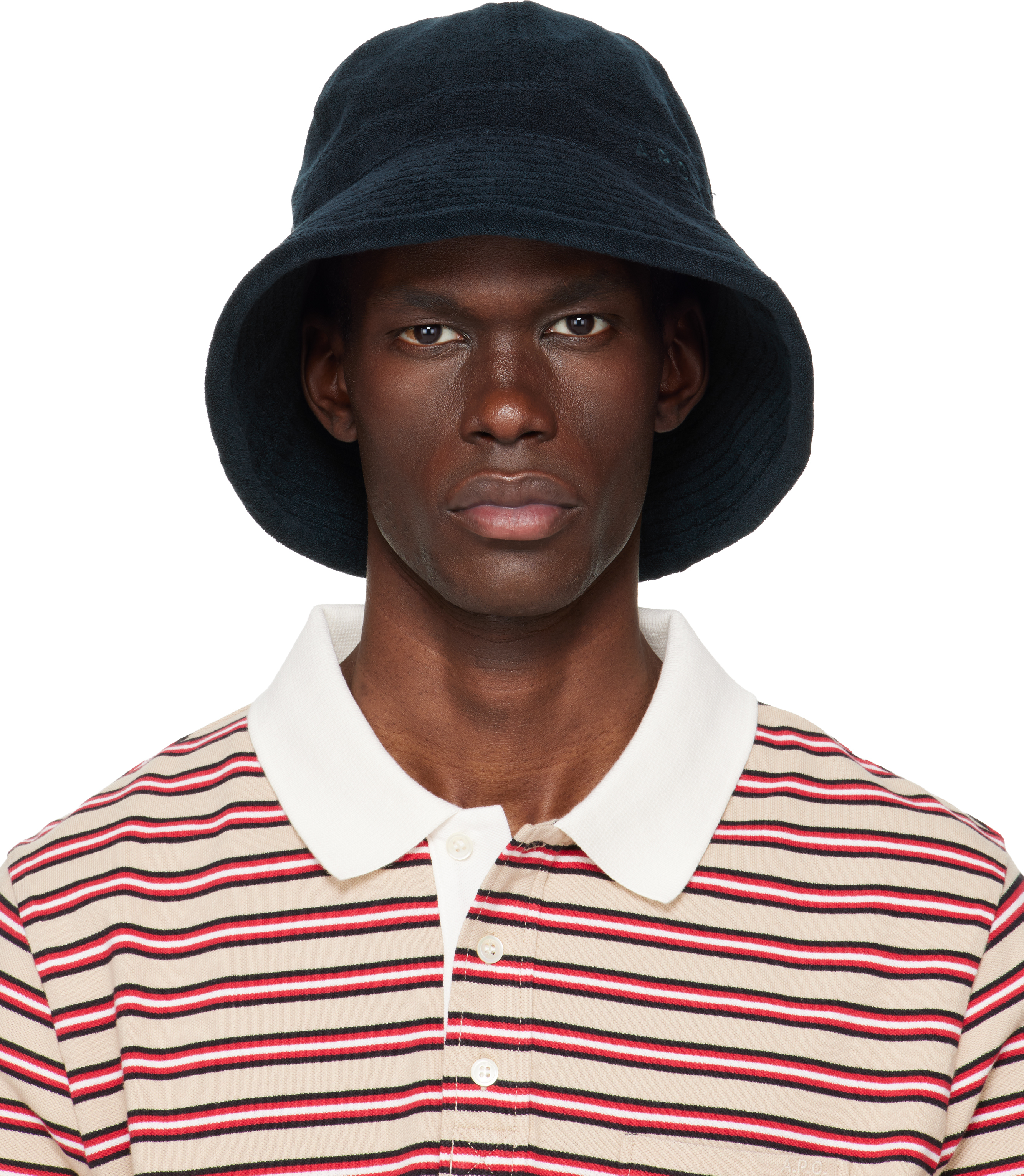 Navy 'Le Bob' Bucket Hat by A.P.C. on Sale