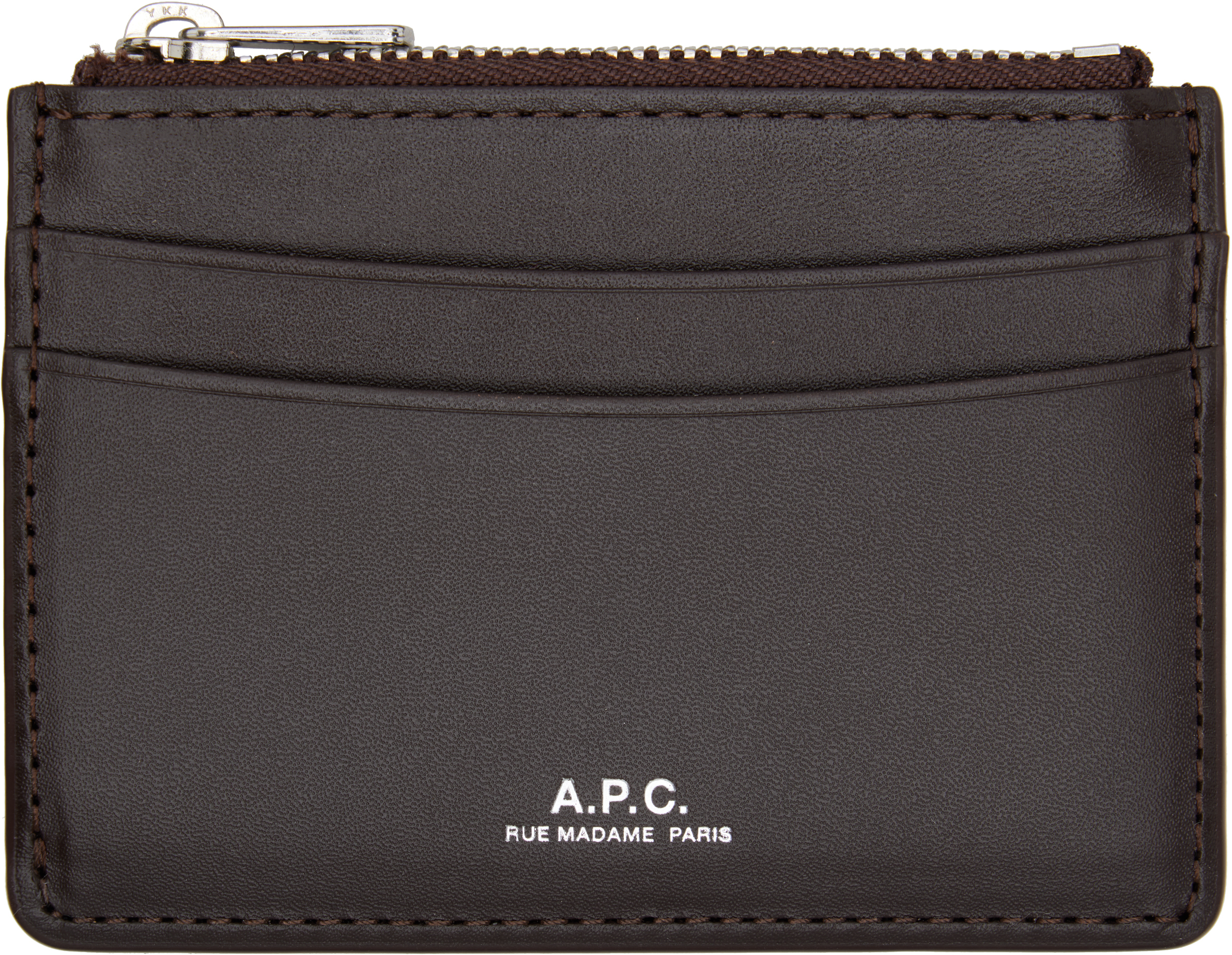 Brown Paris Card Holder