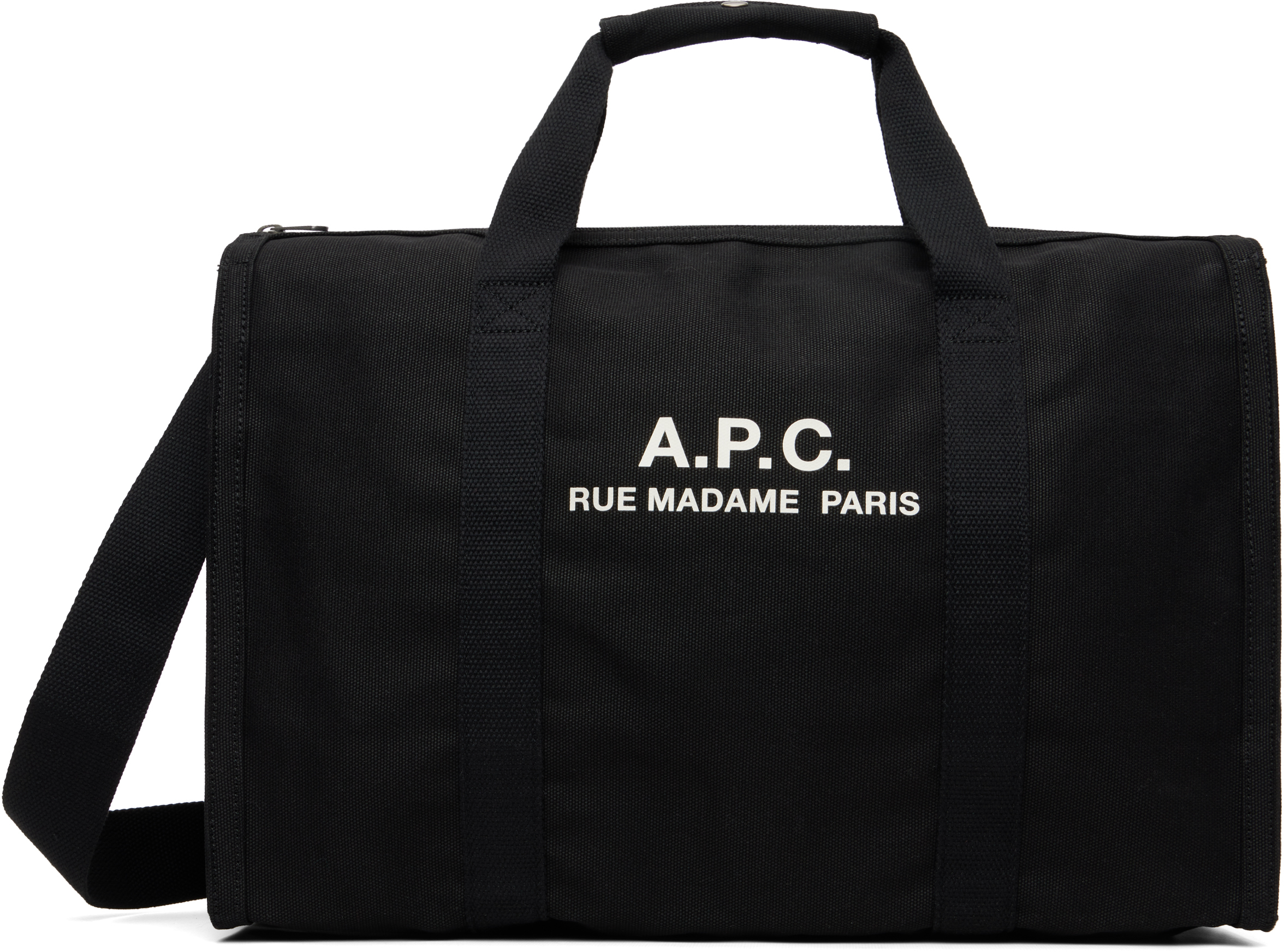A.P.C. Black Recuperation Gym Duffle Bag