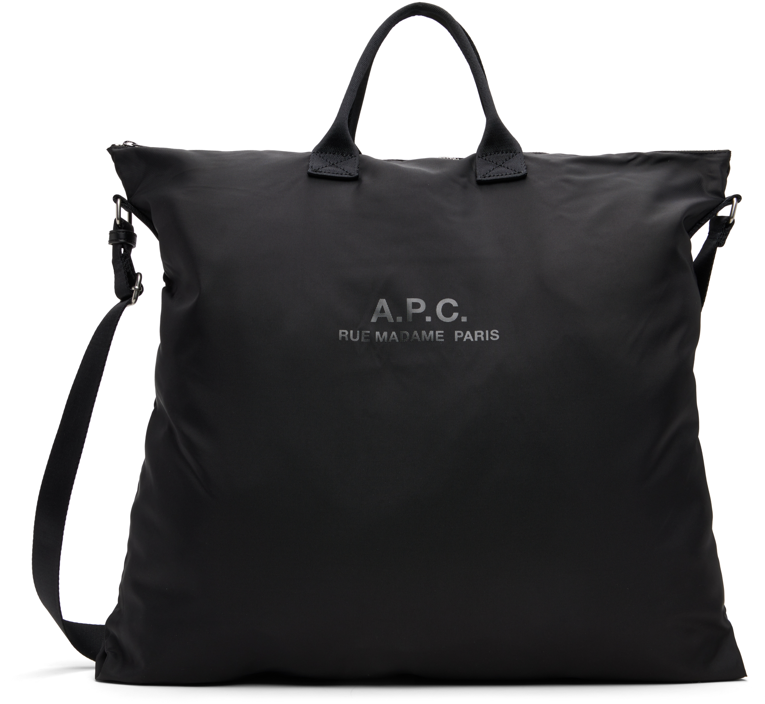A.P.C.: ブラック Backstage クロスボディ トートバッグ | SSENSE 日本