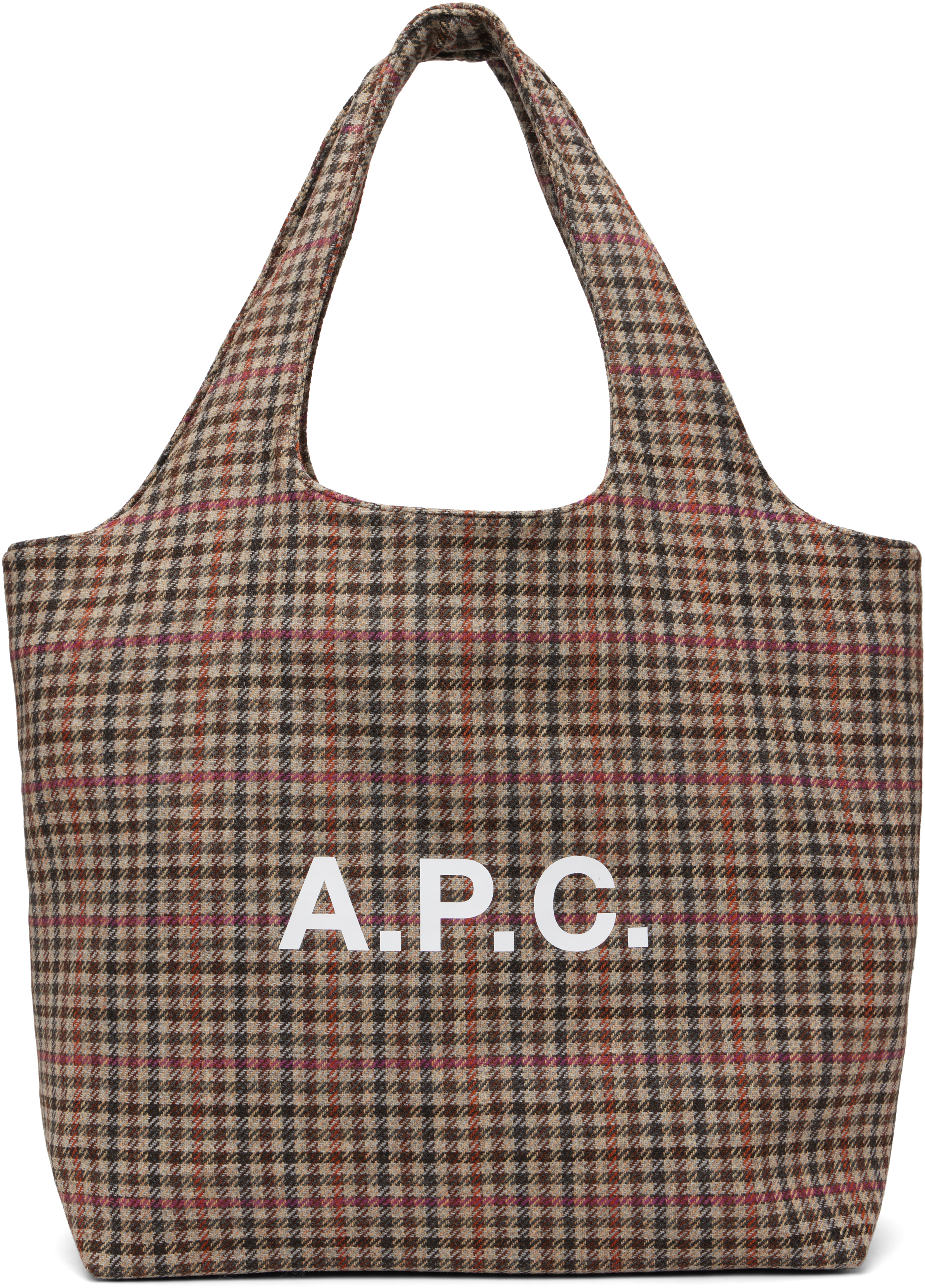 A.P.C.: ブラウン Ninon トートバッグ | SSENSE 日本