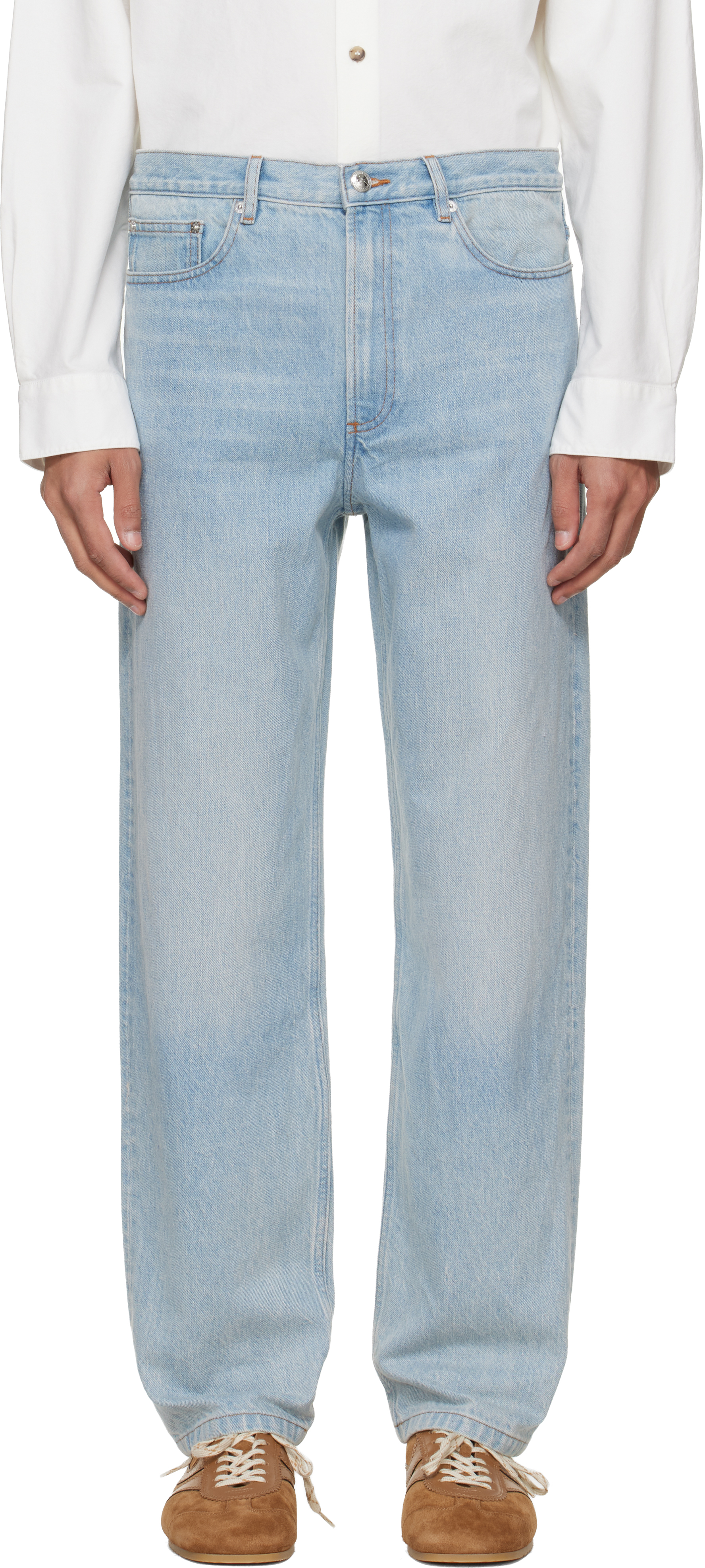 Blue Martin Jeans by A.P.C. on Sale