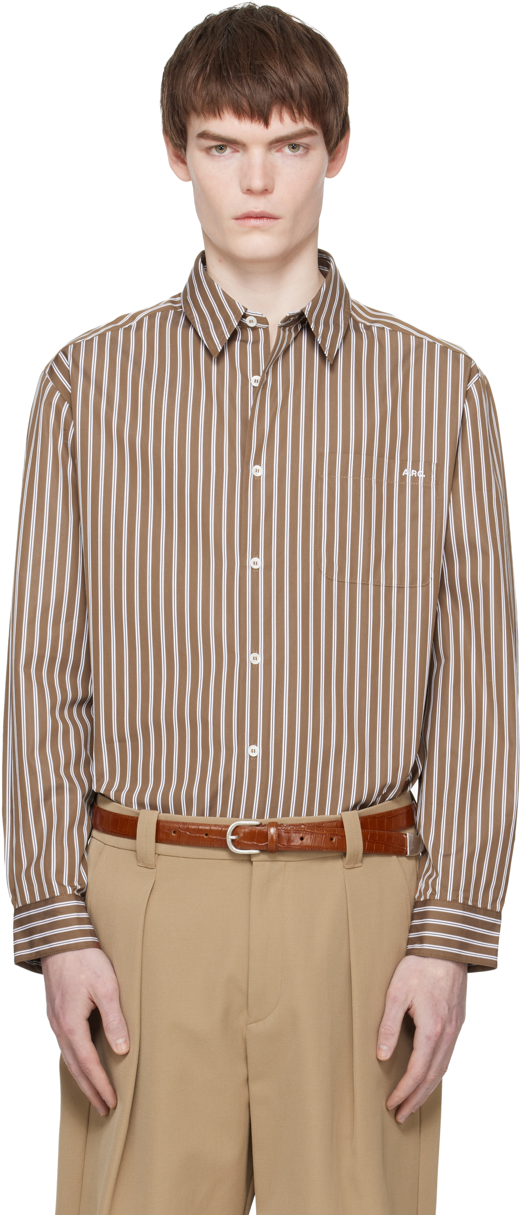 A.P.C. Brown Malo Shirt