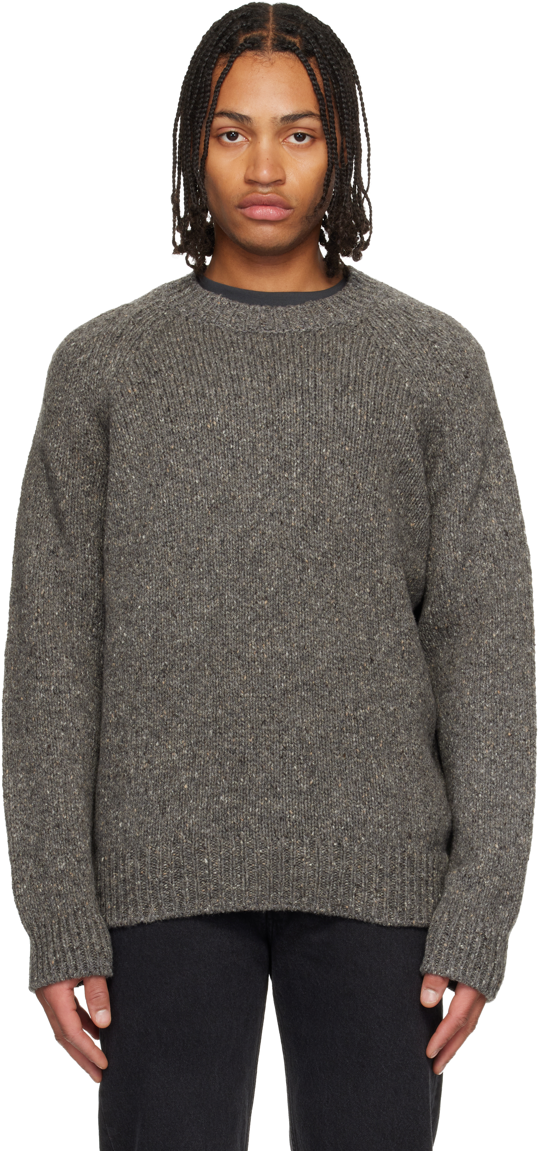 A.P.C.: グレー Harris セーター | SSENSE 日本