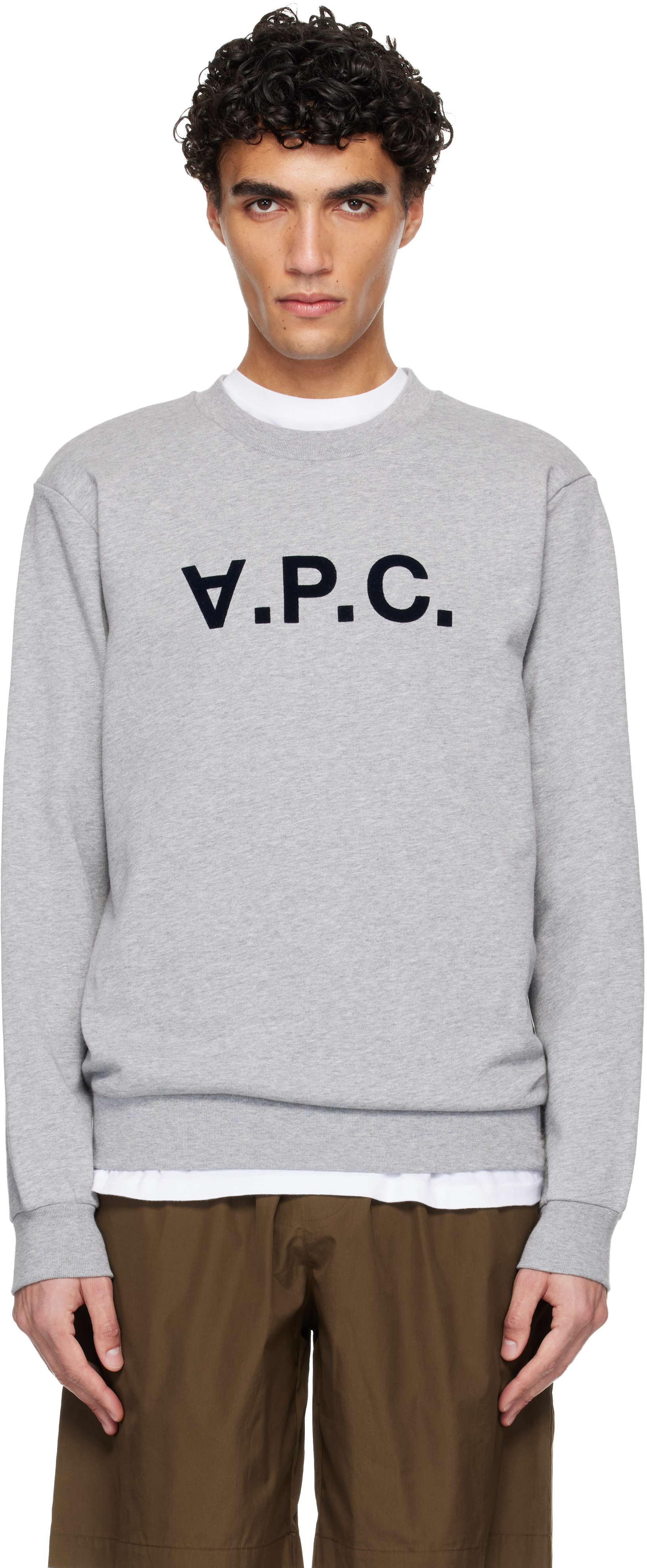 A.P.C.: グレー Standard Grand 'VPC' スウェットシャツ | SSENSE 日本