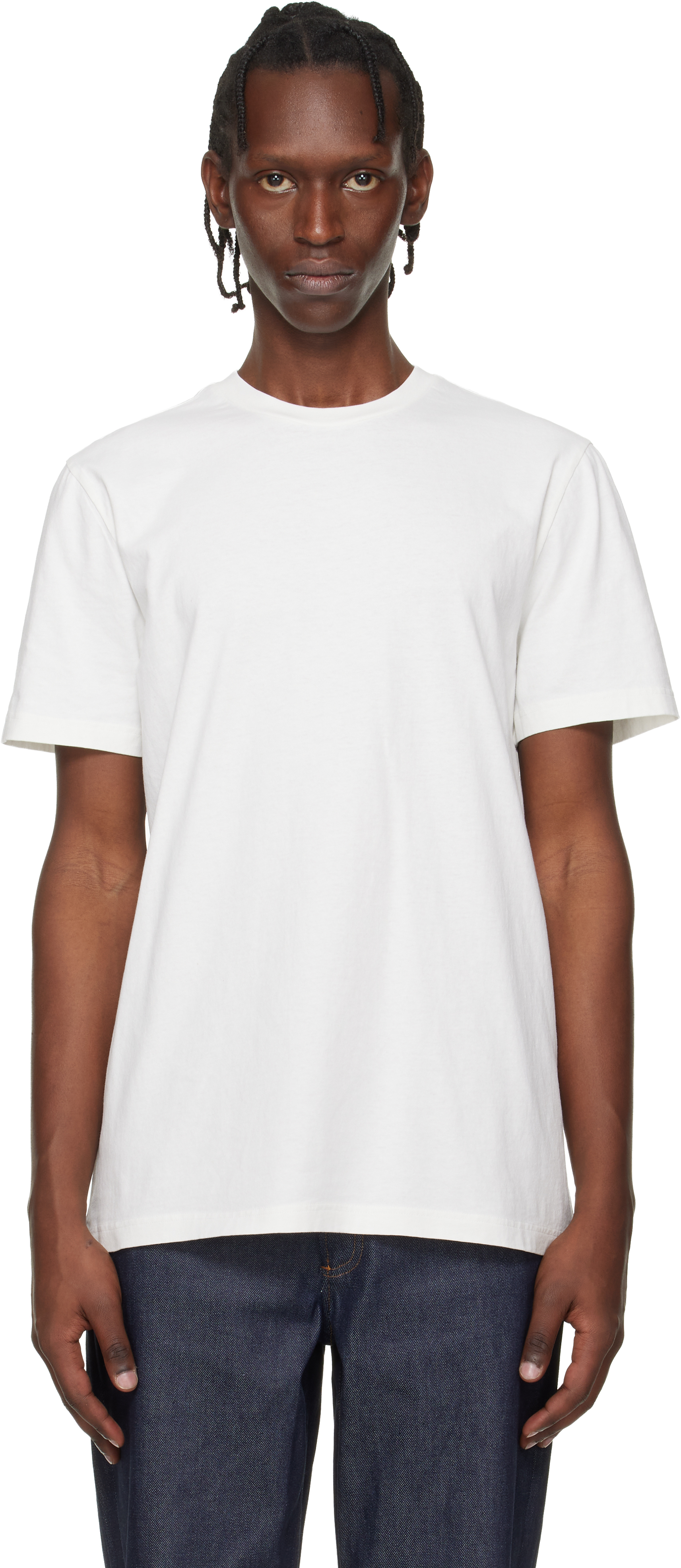 A.P.C.: ホワイト 'APC Printemps 26' Tシャツ | SSENSE 日本