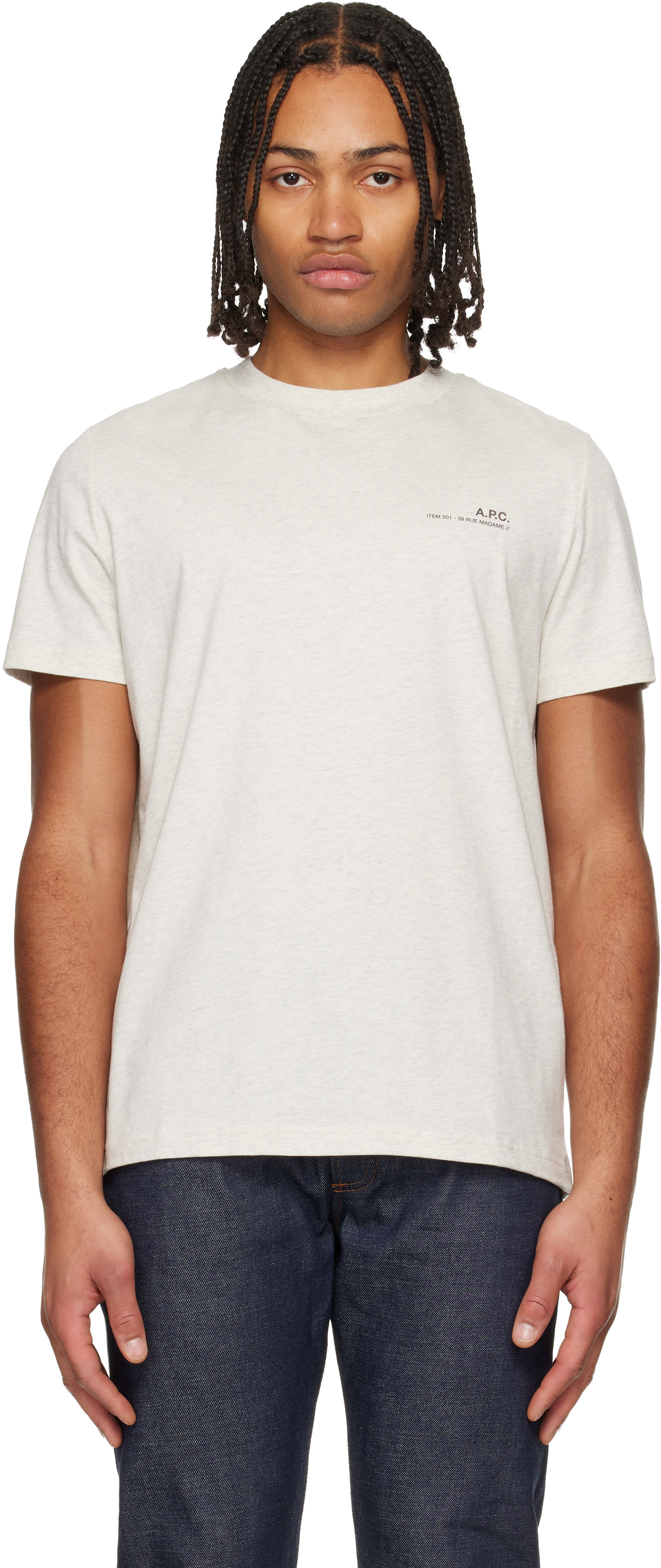 A.P.C.のグレー Standard Item Tシャツがセール中