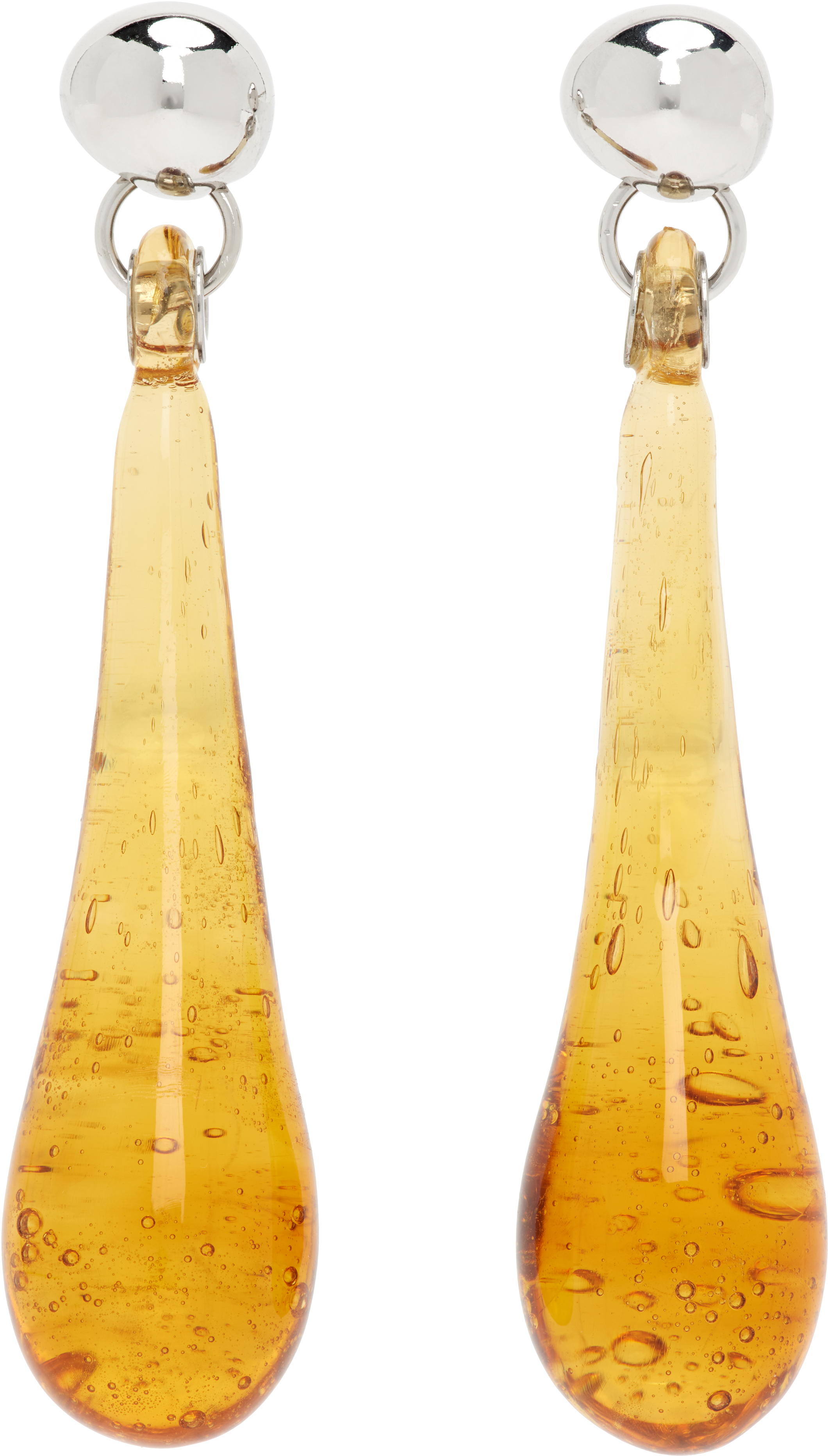 Lanvin Glass Rocks Drop Earrings