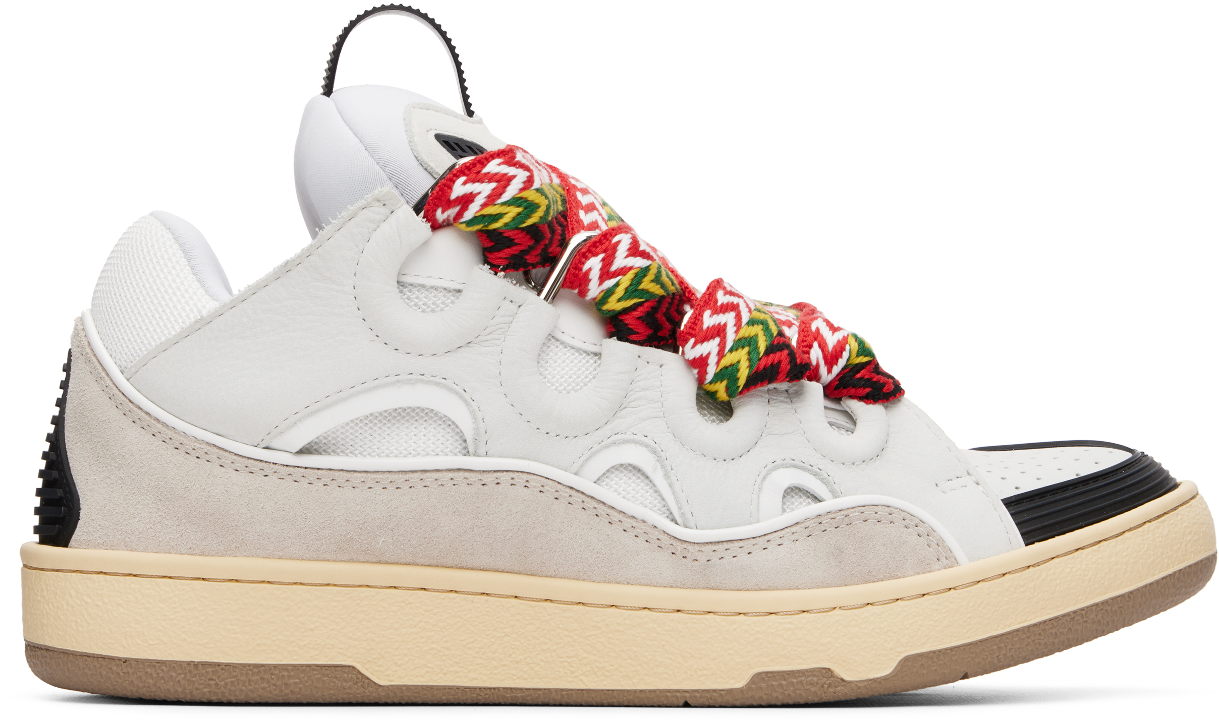 Lanvin Off-White Curb Sneakers