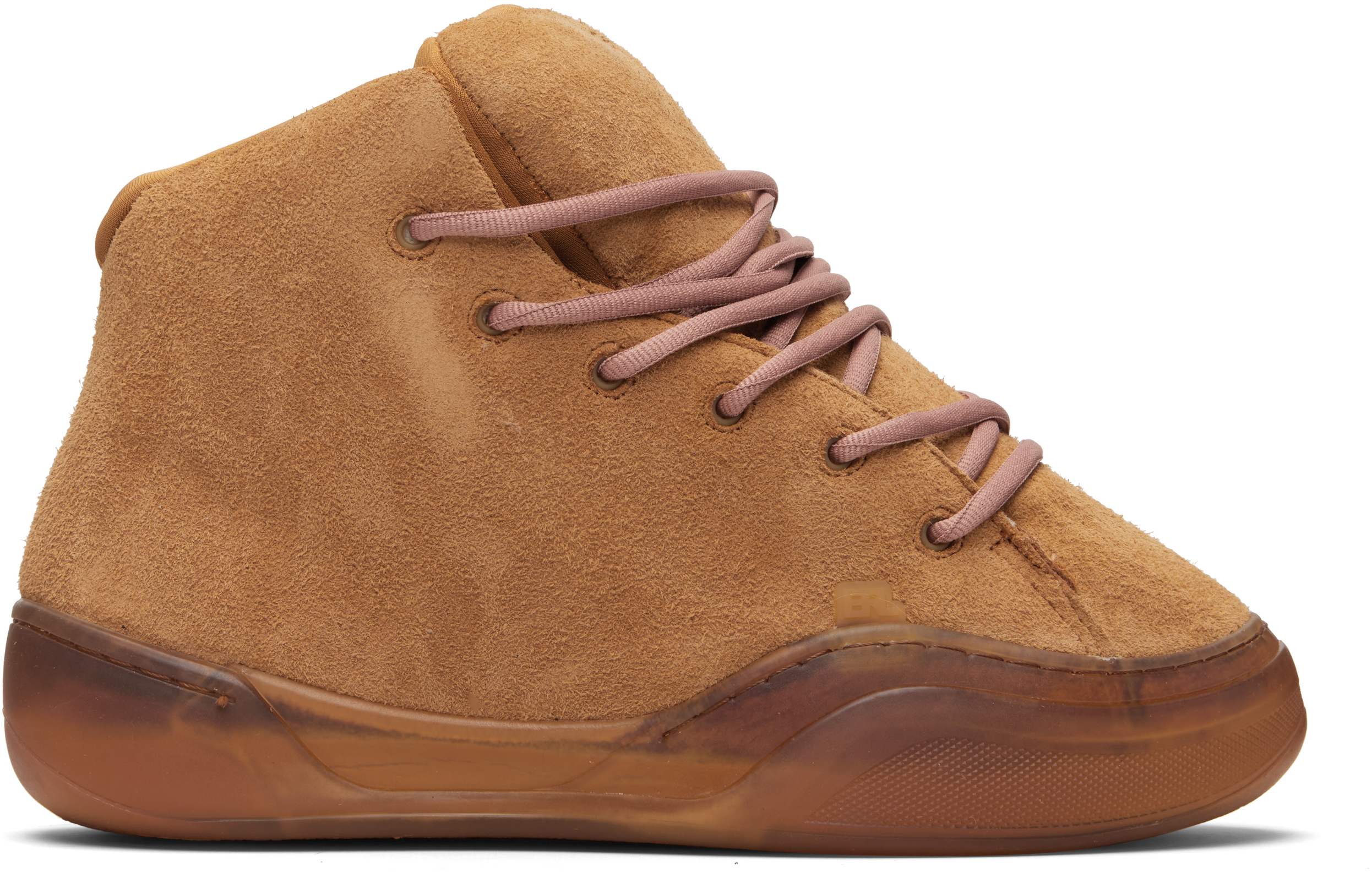 ERL Tan Vamp High Sneakers