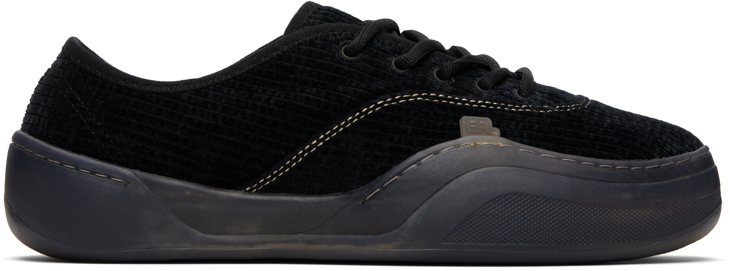 ERL Black Corduroy Coupe Sneakers