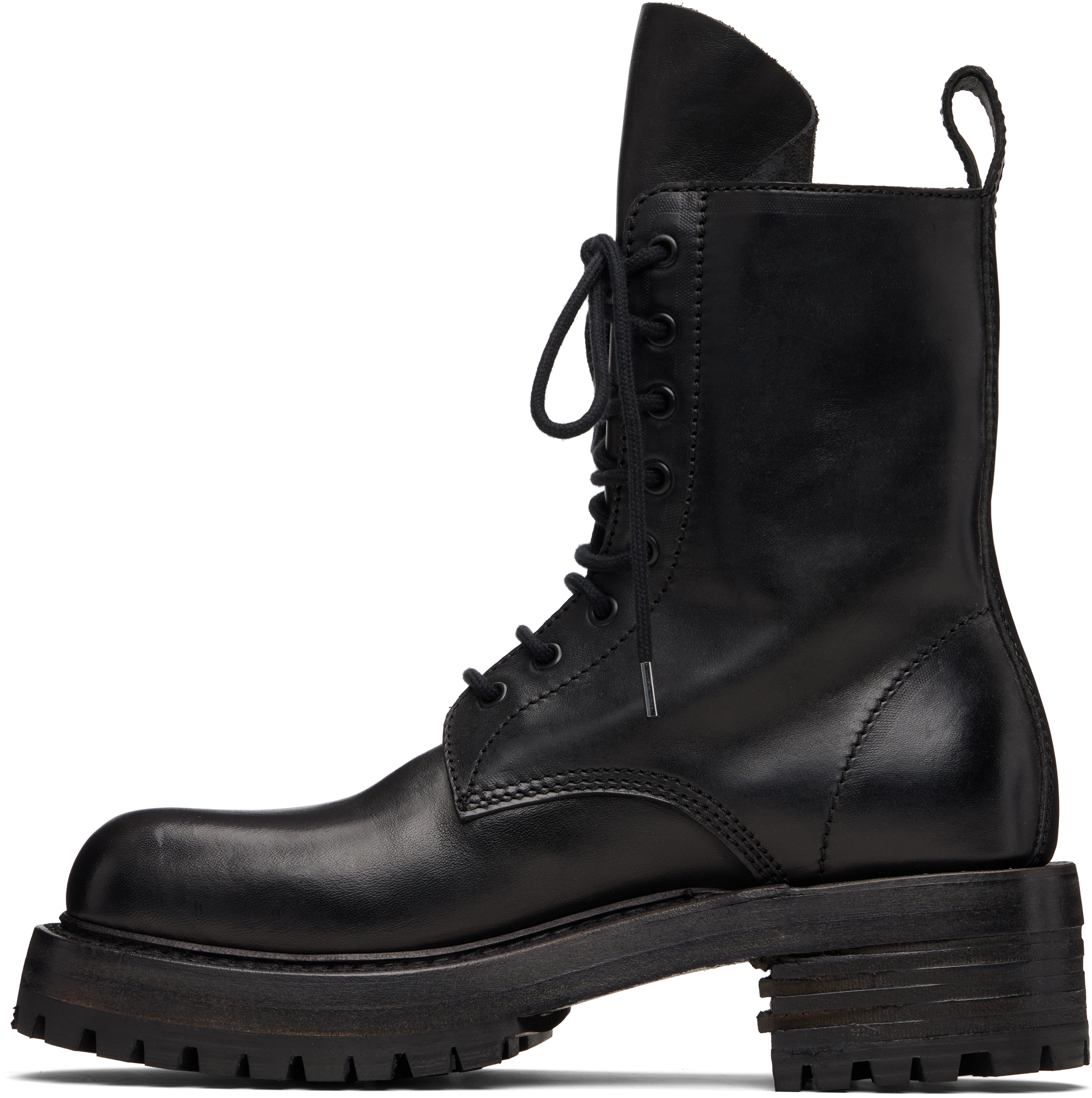 A Diciannoveventitre Black Zac Low Medium Boots In Black