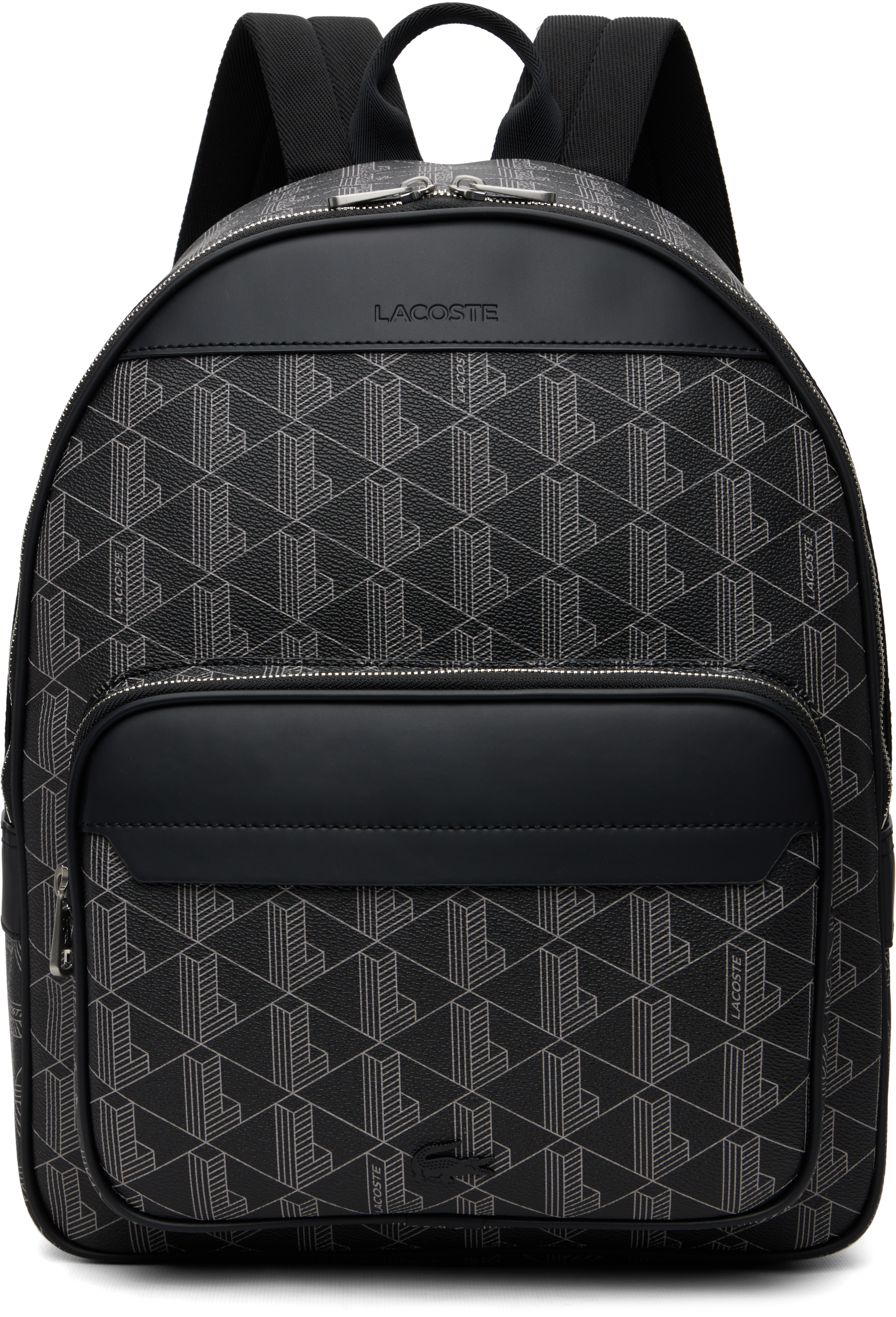 Black 'The Blend' Backpack by Lacoste on Sale