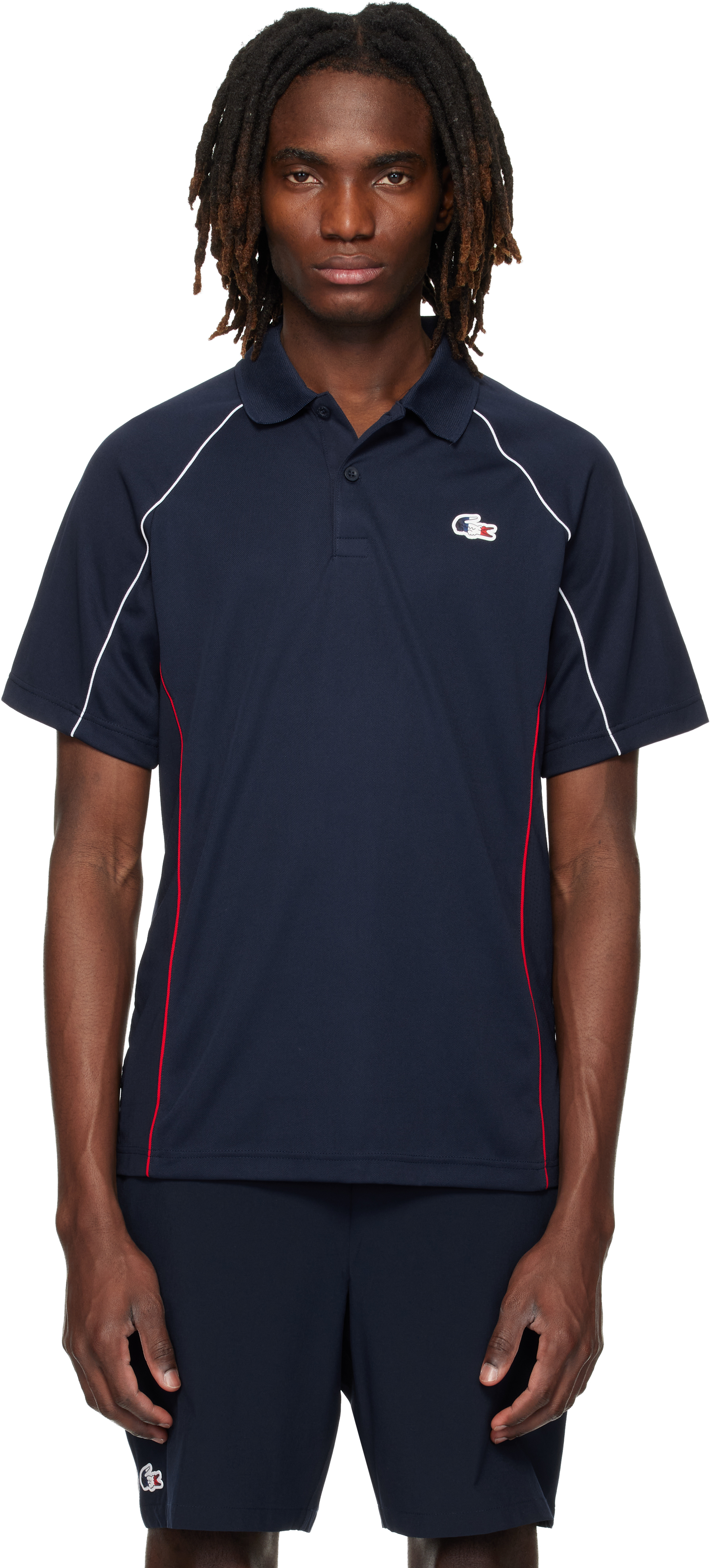 Lacosteのネイビー French Tennis Team ポロシャツがセール中